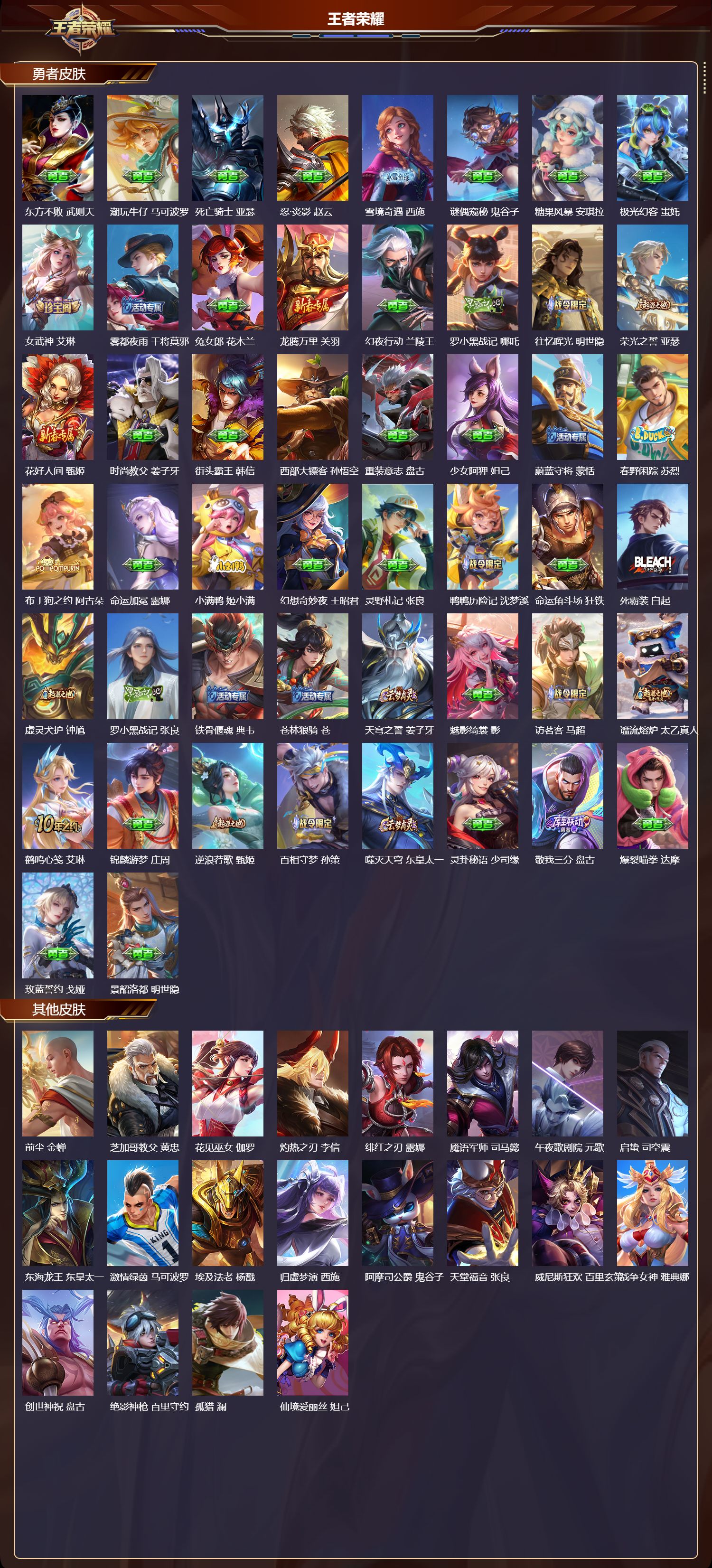 WZQM465376王者荣耀账号详情图4