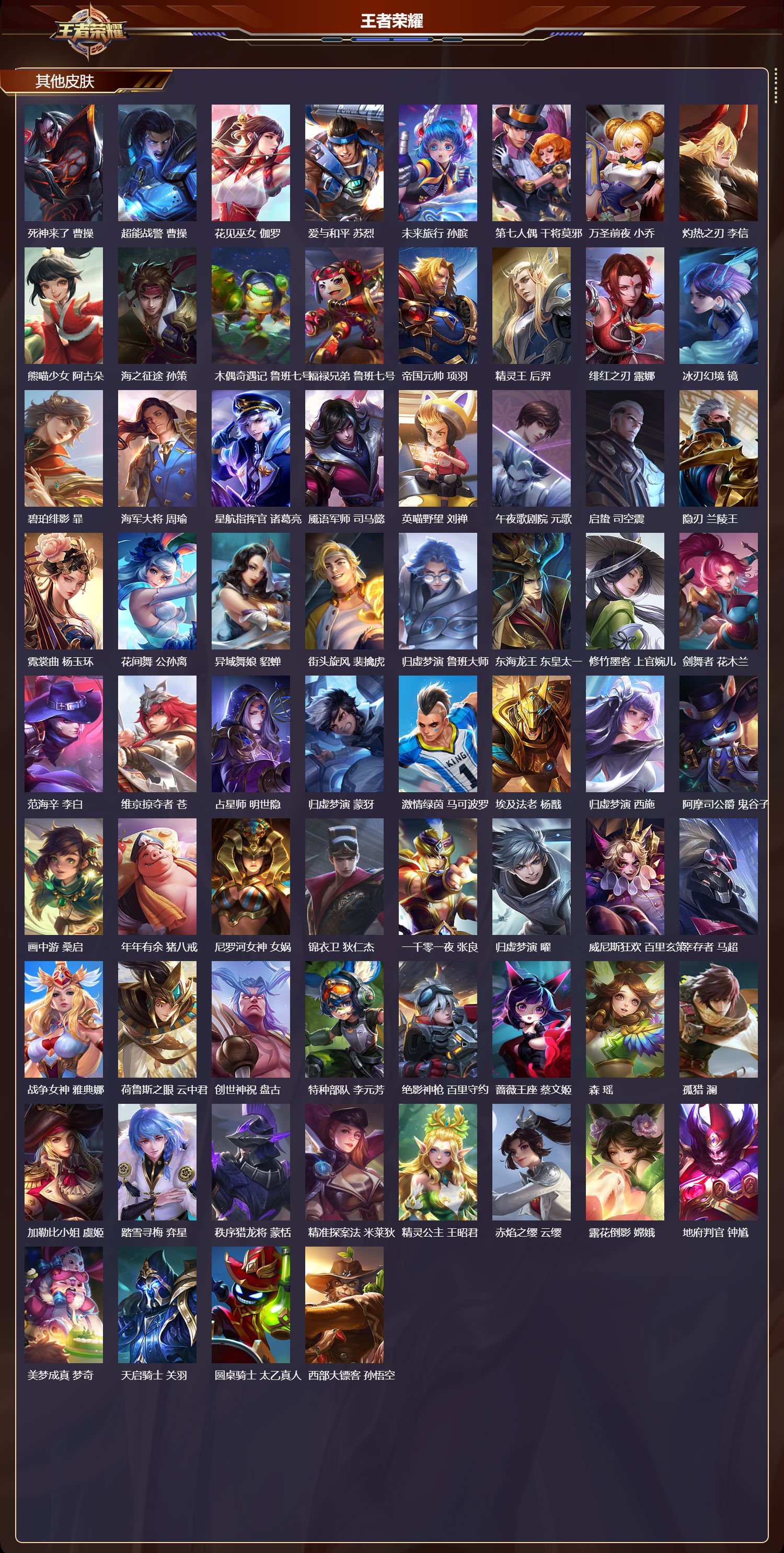 WZQM465360王者荣耀账号详情图6