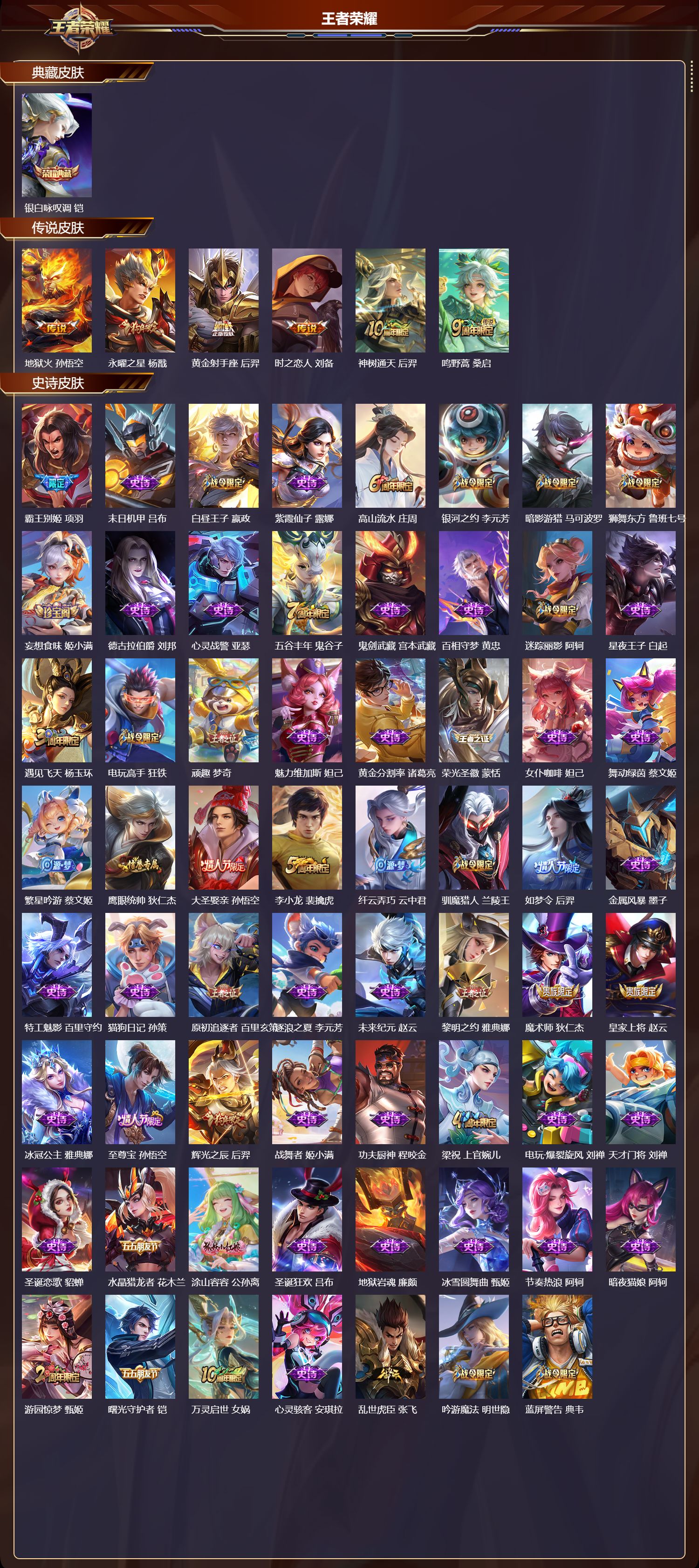 WZCMW461498王者荣耀账号详情图6 WZCMW461498王者荣耀账号详情图6