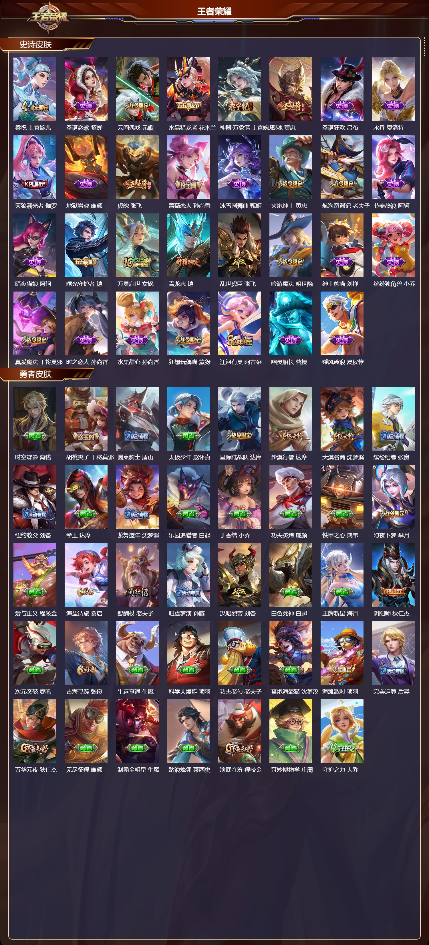 WZQM465365王者荣耀账号详情图4