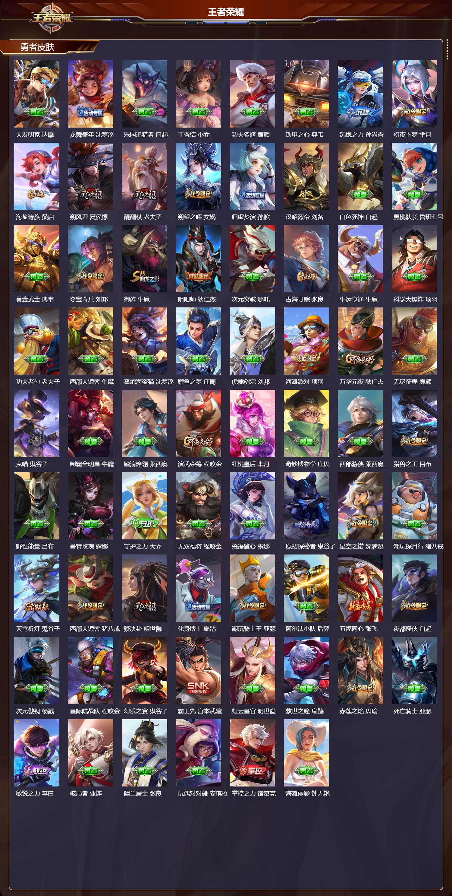 WZCMW465413王者荣耀账号详情图8