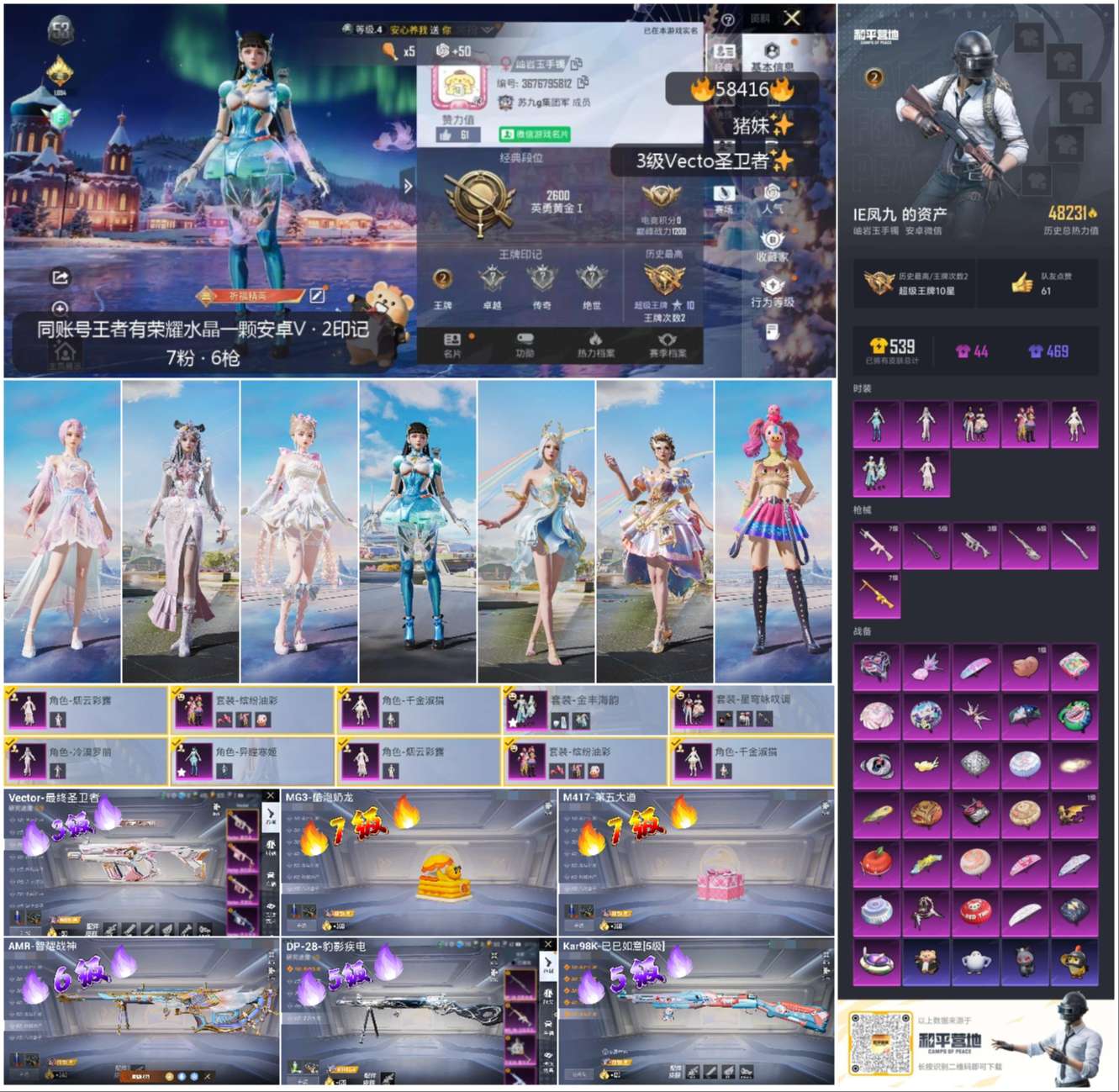 HPSJ434808和平精英账号详情图4