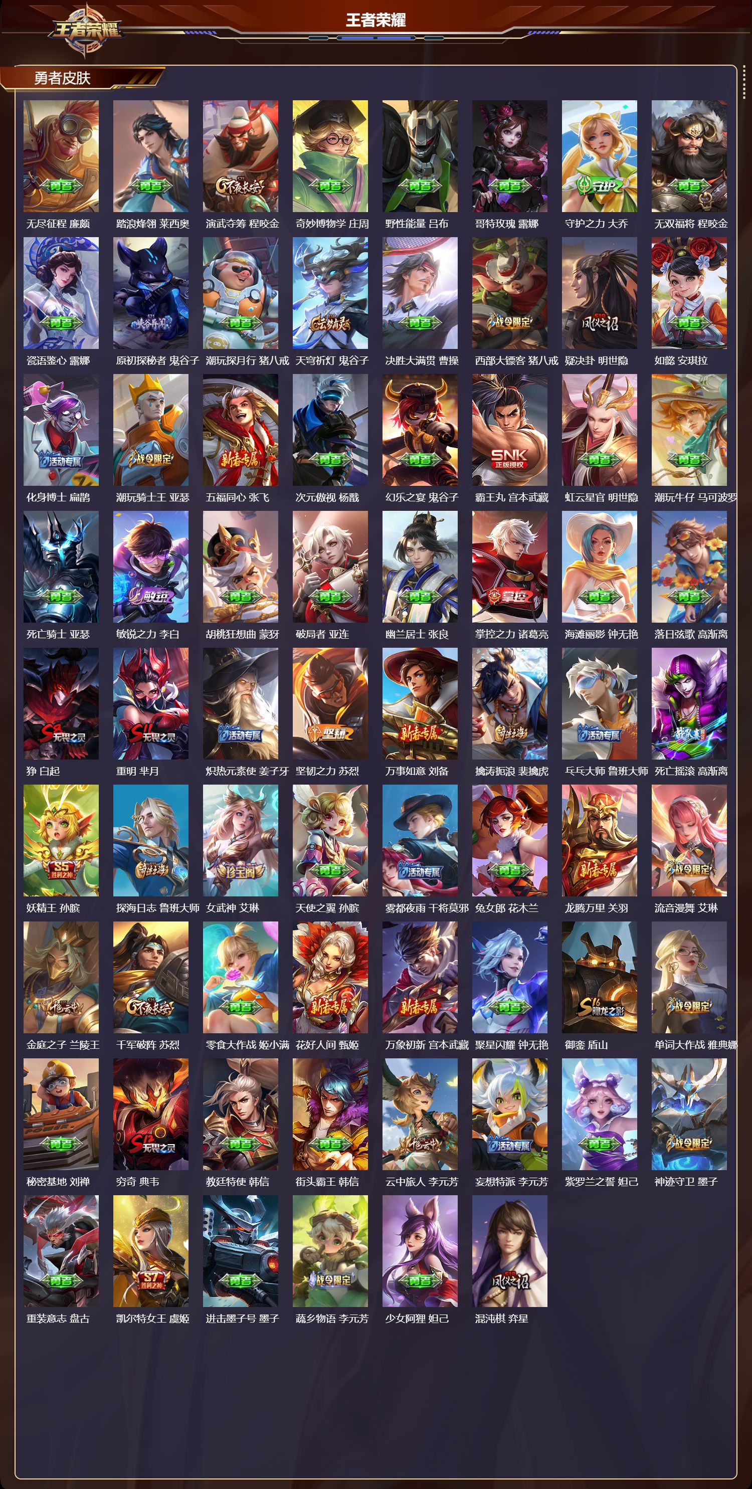 WZCMW465331王者荣耀账号详情图8