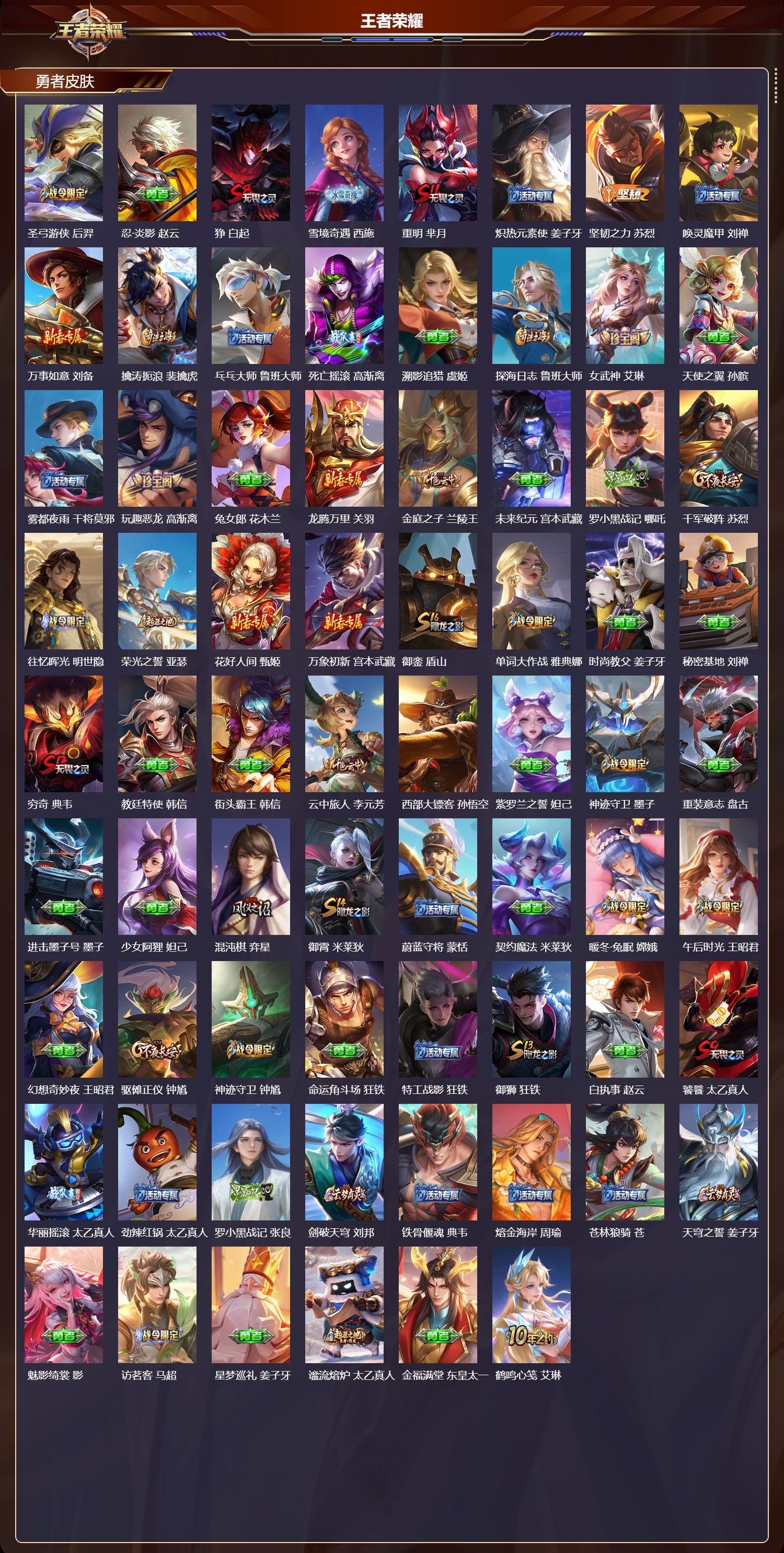 WZCMW465413王者荣耀账号详情图9