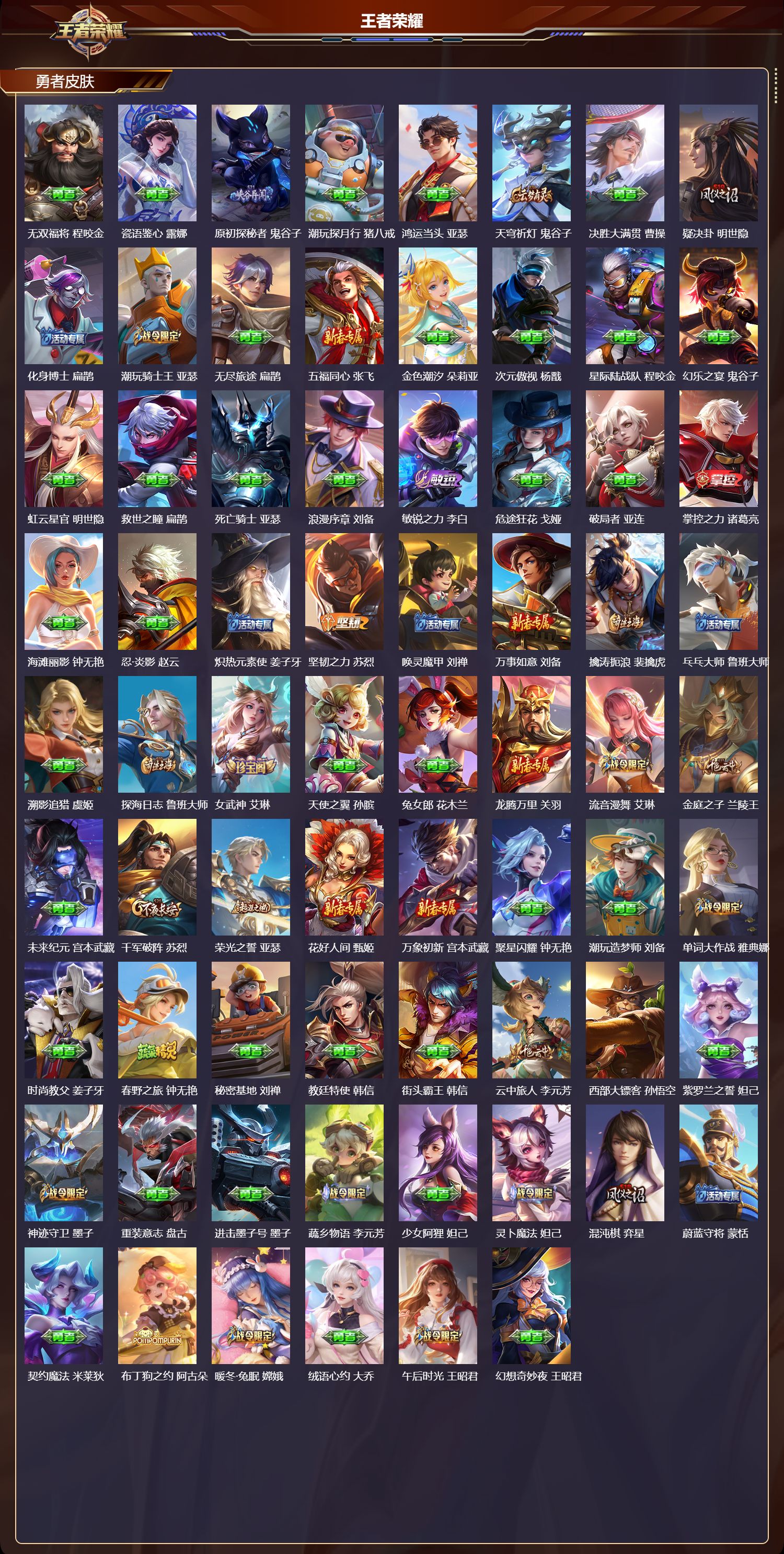 WZCMW465458王者荣耀账号详情图8