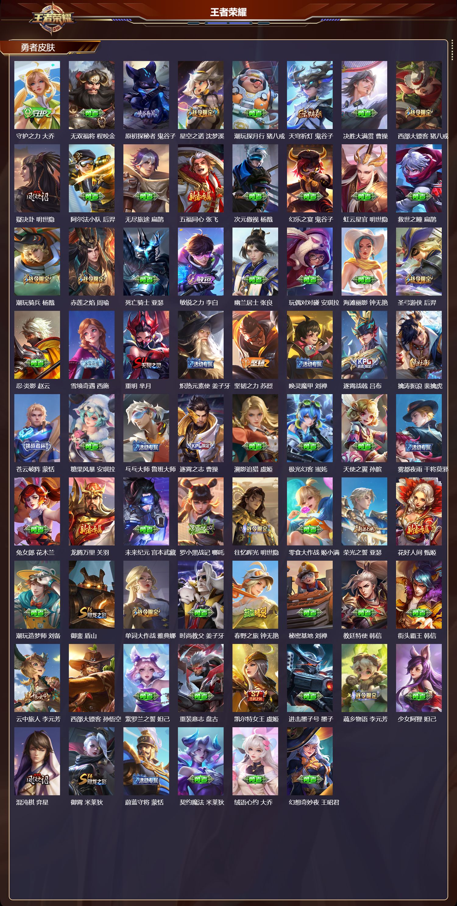 WZCMW465440王者荣耀账号详情图9