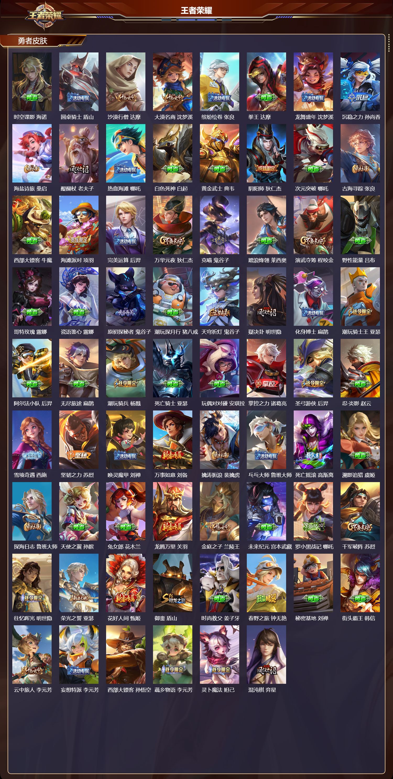 WZQM469408王者荣耀账号详情图4