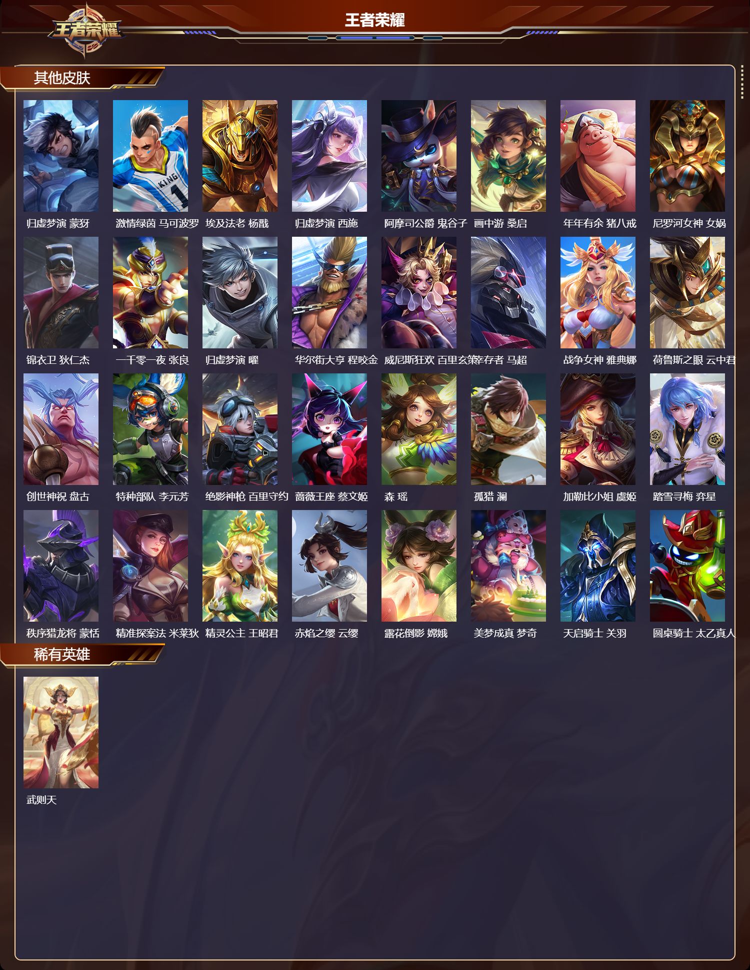 WZCMW465404王者荣耀账号详情图10