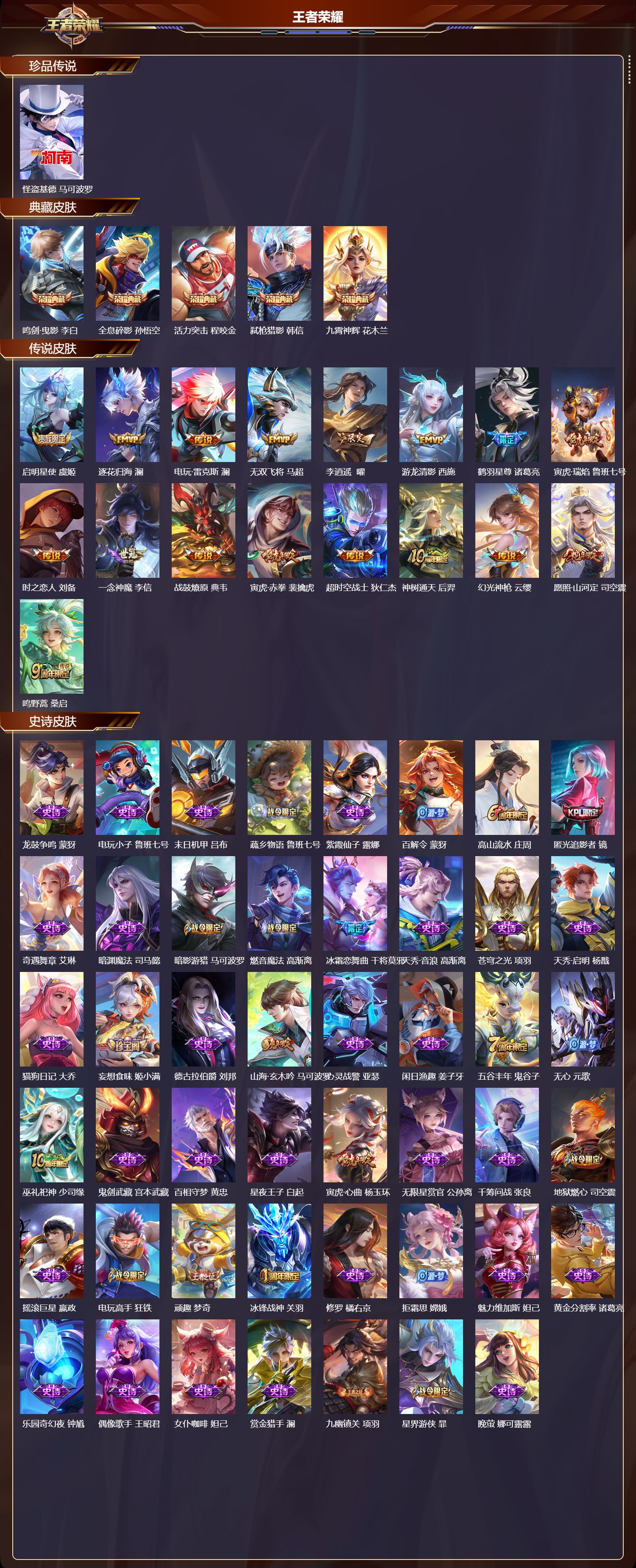 WZCMW465357王者荣耀账号详情图6