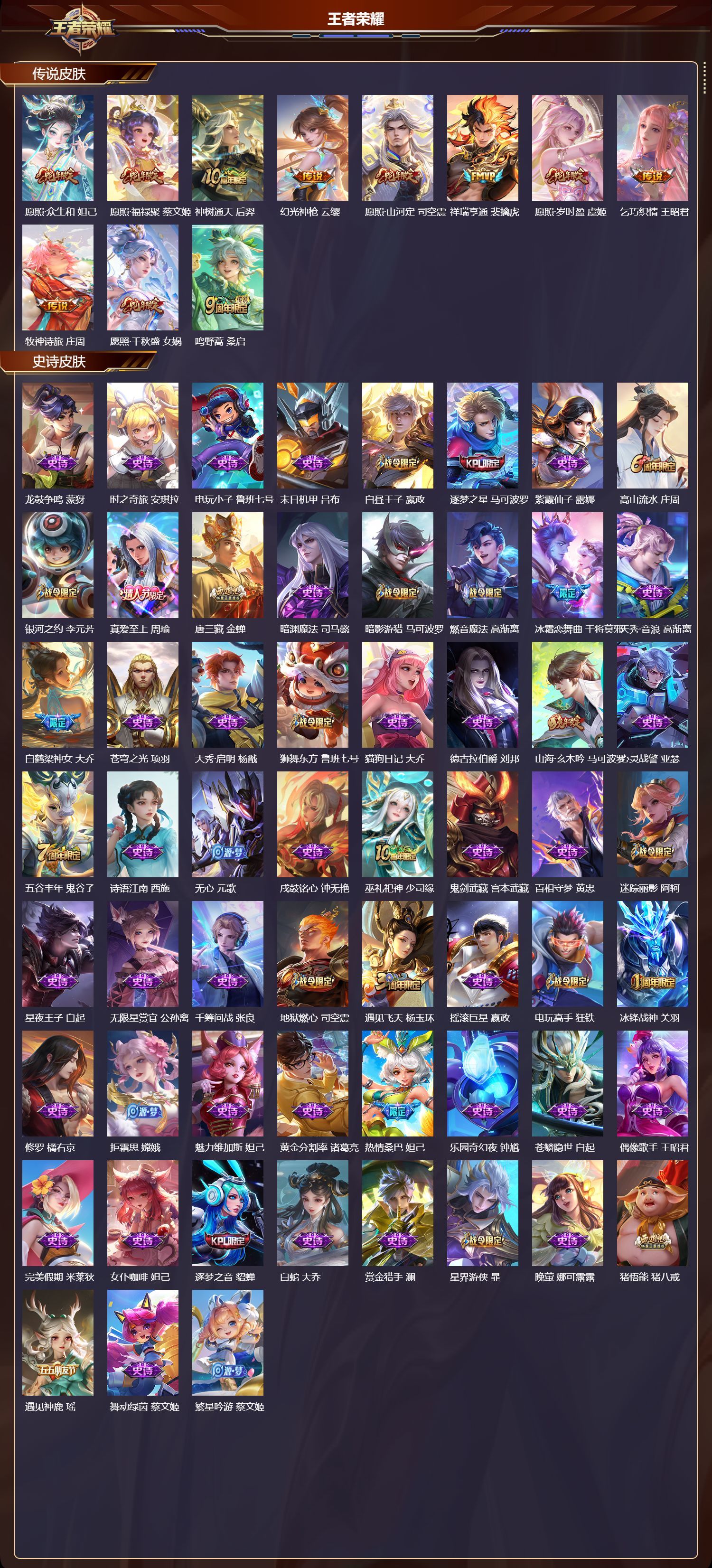 WZQM469385王者荣耀账号详情图4 WZQM469385王者荣耀账号详情图4