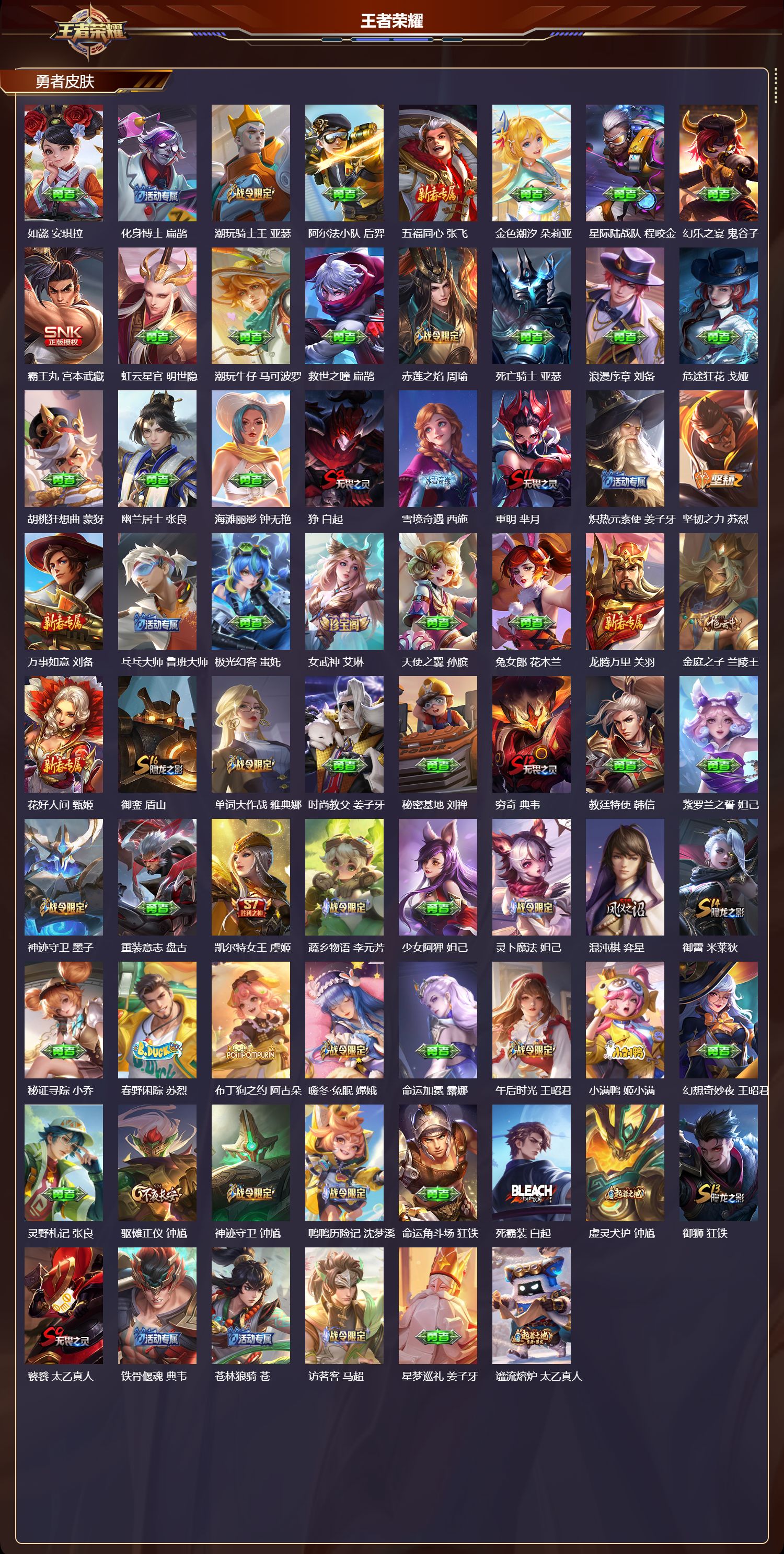 WZCMW465342王者荣耀账号详情图8