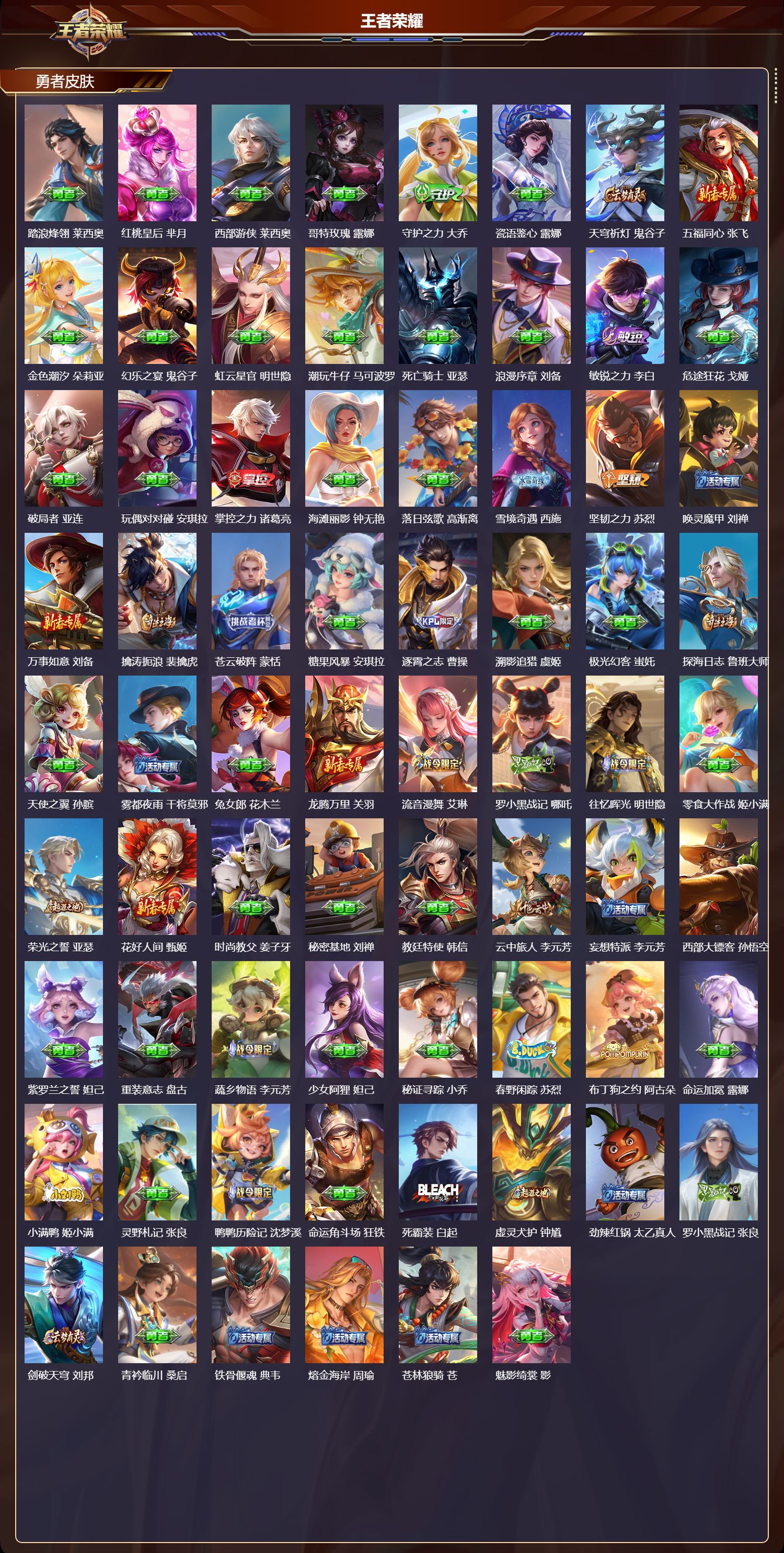 WZQM469397王者荣耀账号详情图5