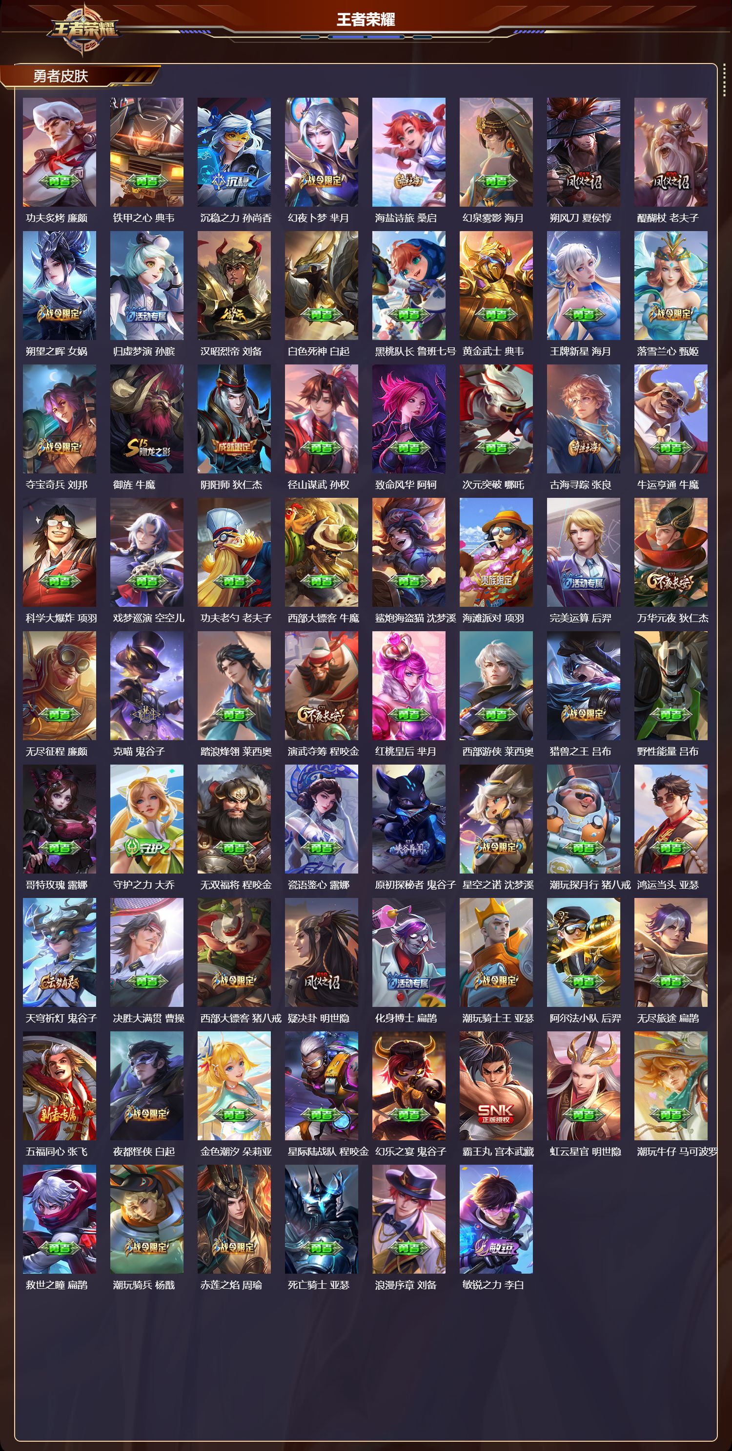 WZCMW465541王者荣耀账号详情图9