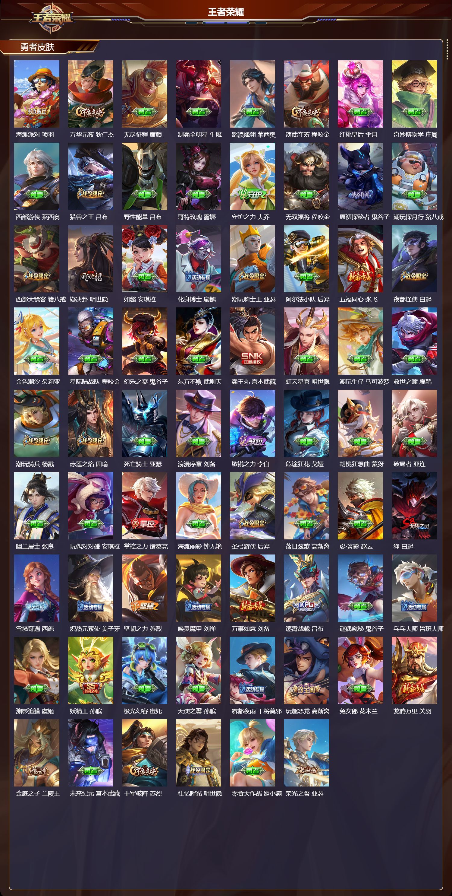 WZQM469385王者荣耀账号详情图7 WZQM469385王者荣耀账号详情图7