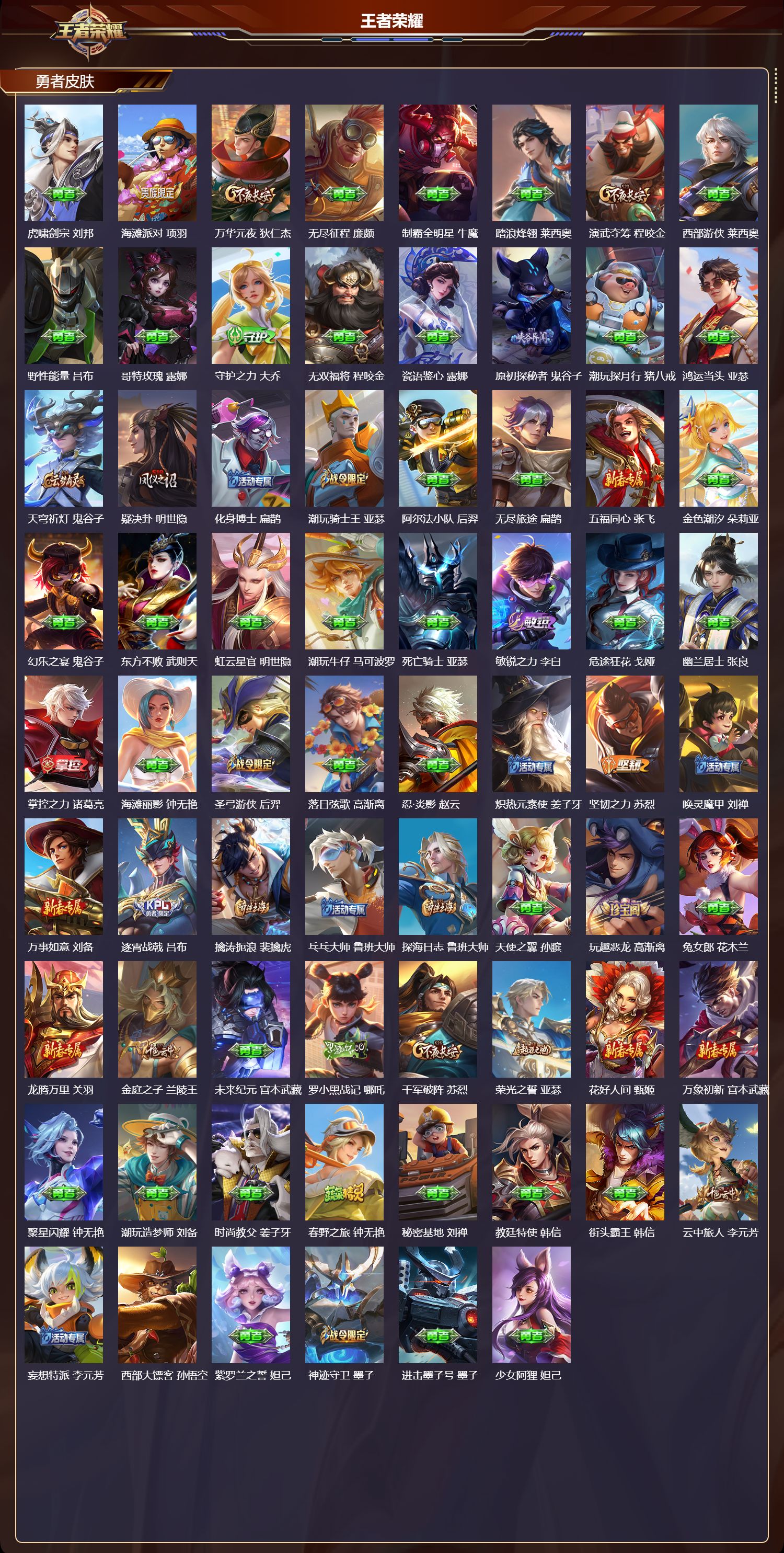 WZQM469390王者荣耀账号详情图5