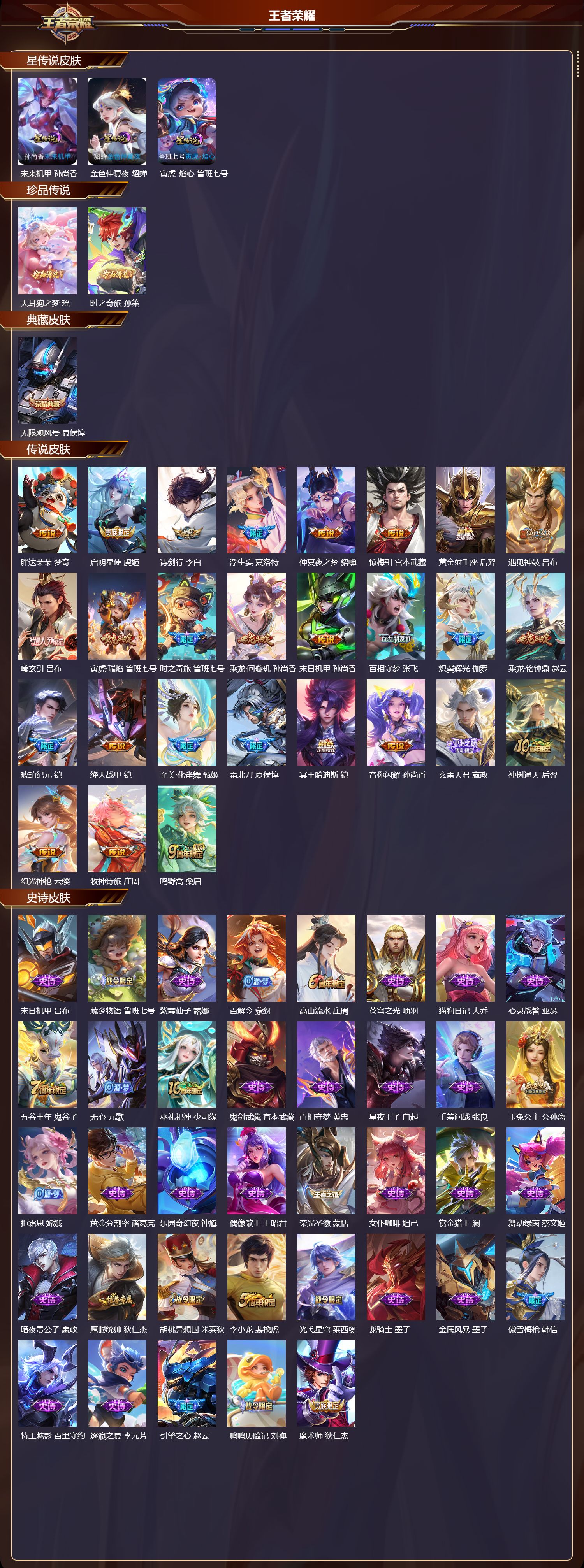 WZQM469389王者荣耀账号详情图3