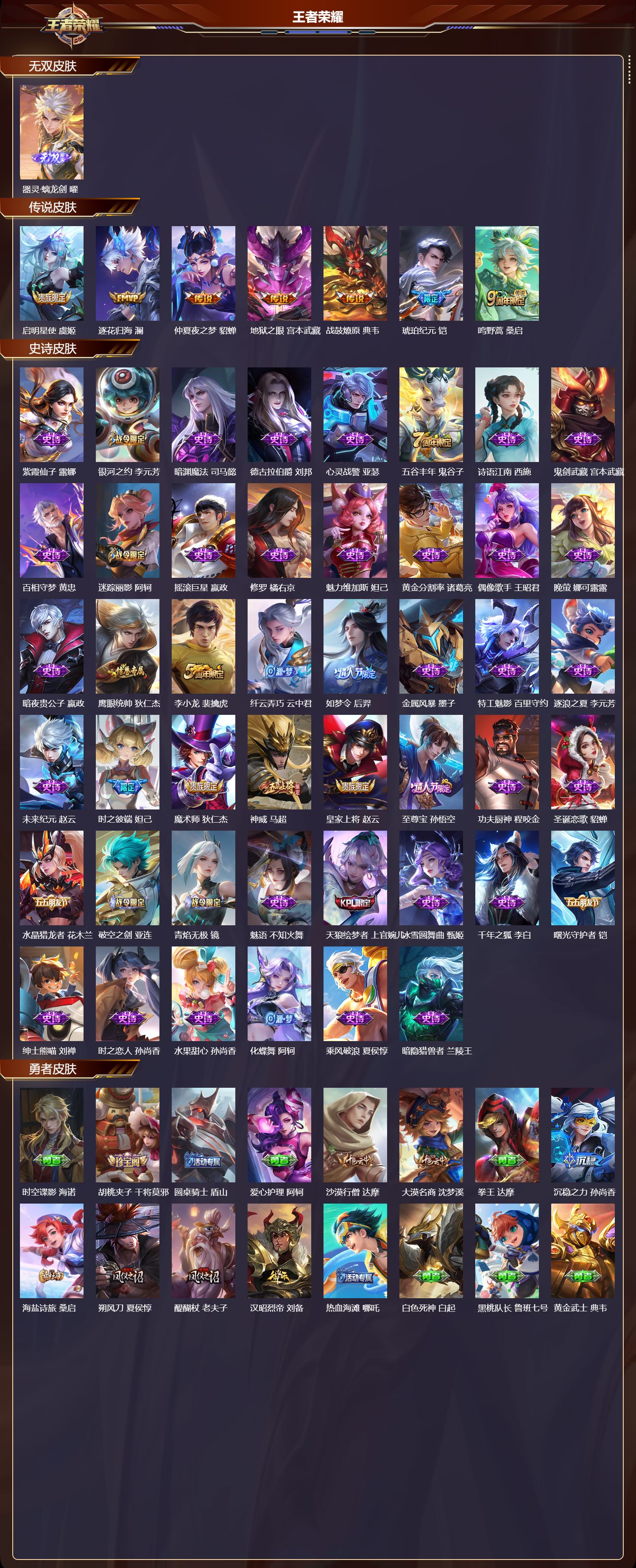 WZCMW465530王者荣耀账号详情图6