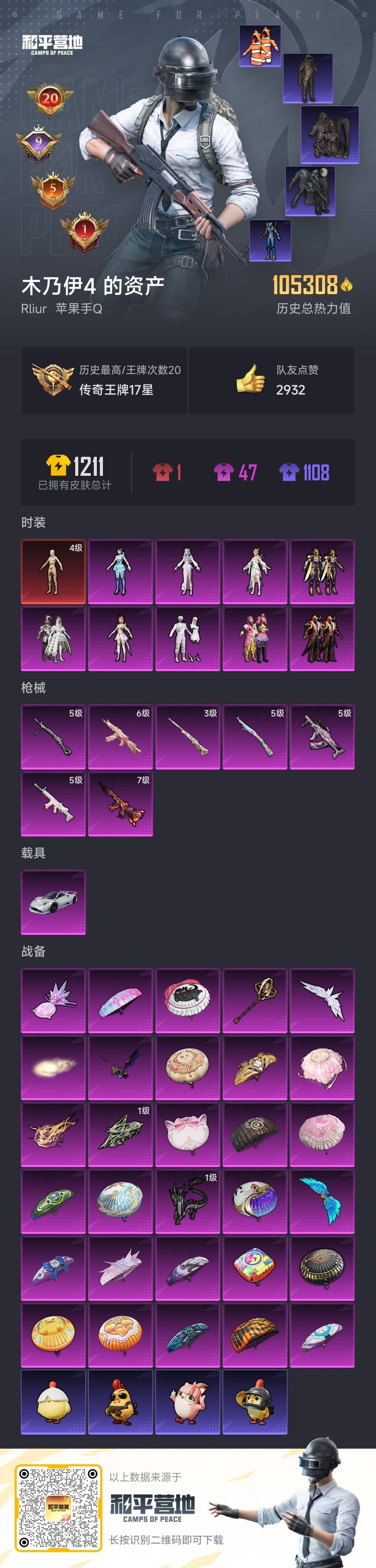 HPSJ434637和平精英账号详情图4