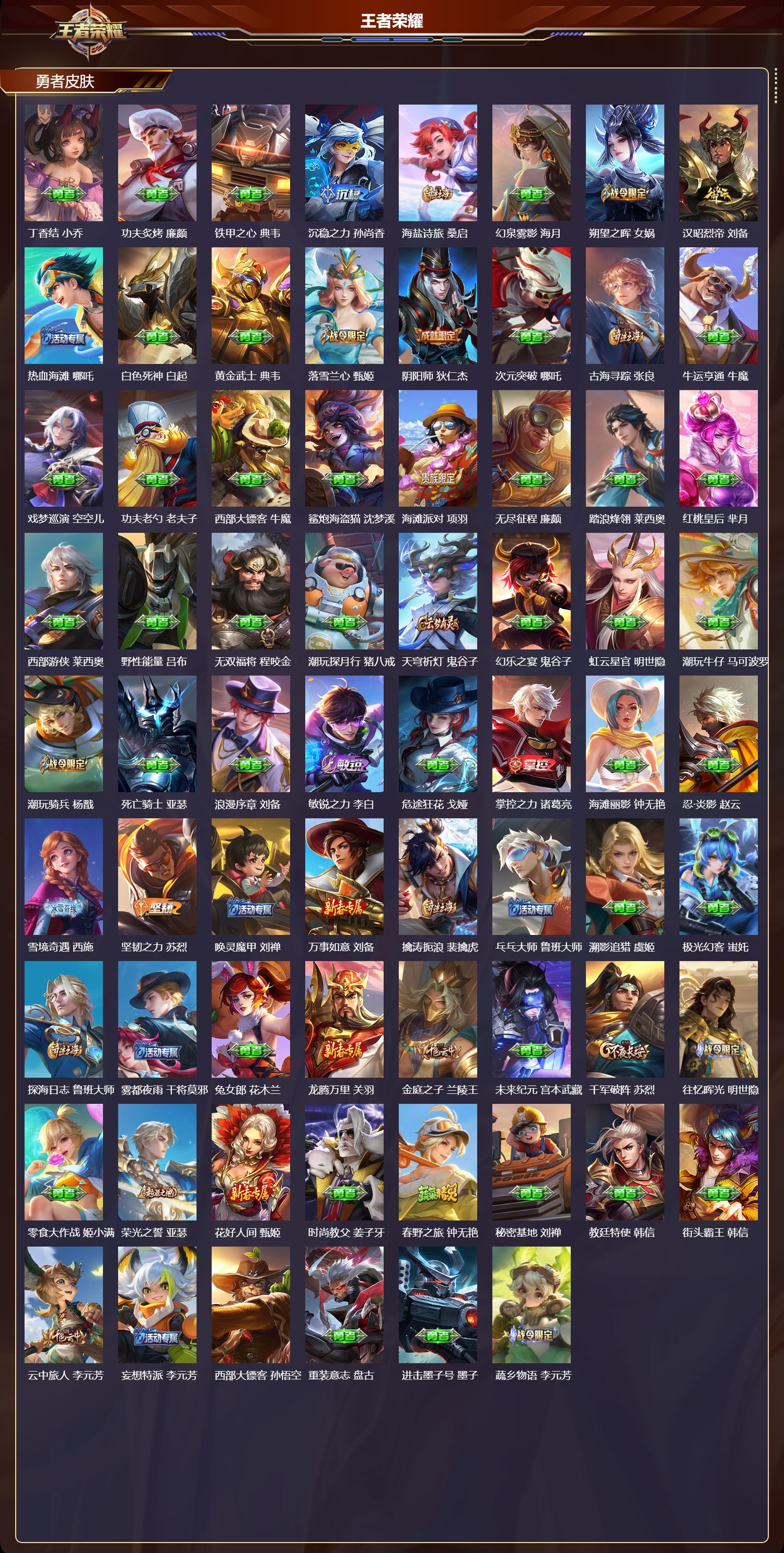 WZQM469384王者荣耀账号详情图5