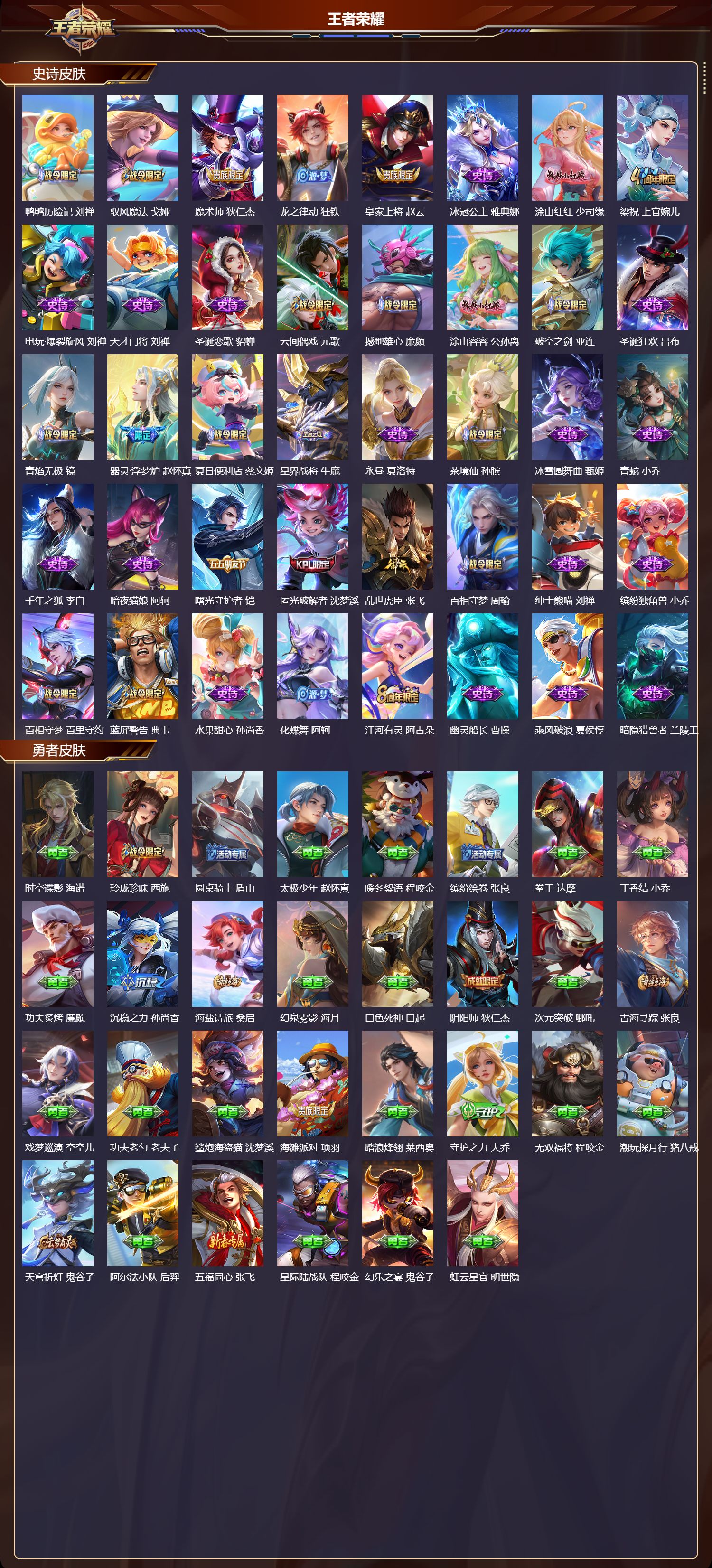 WZQM412185王者荣耀账号详情图4