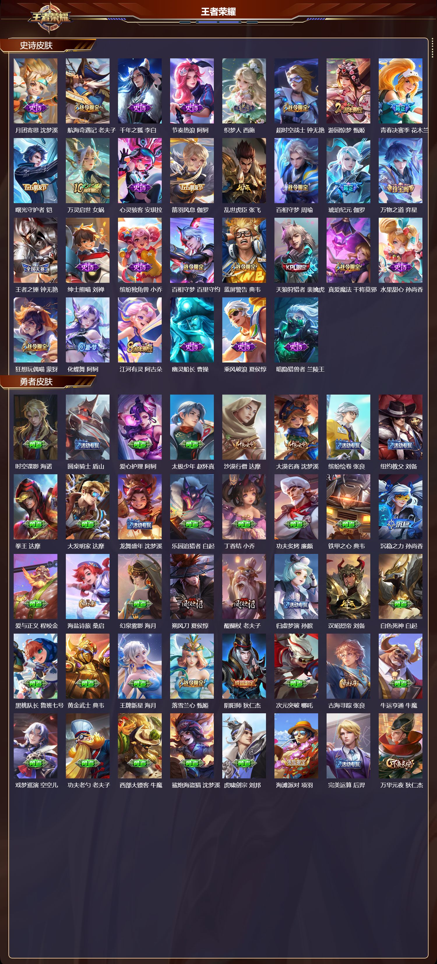 WZQM412191王者荣耀账号详情图5