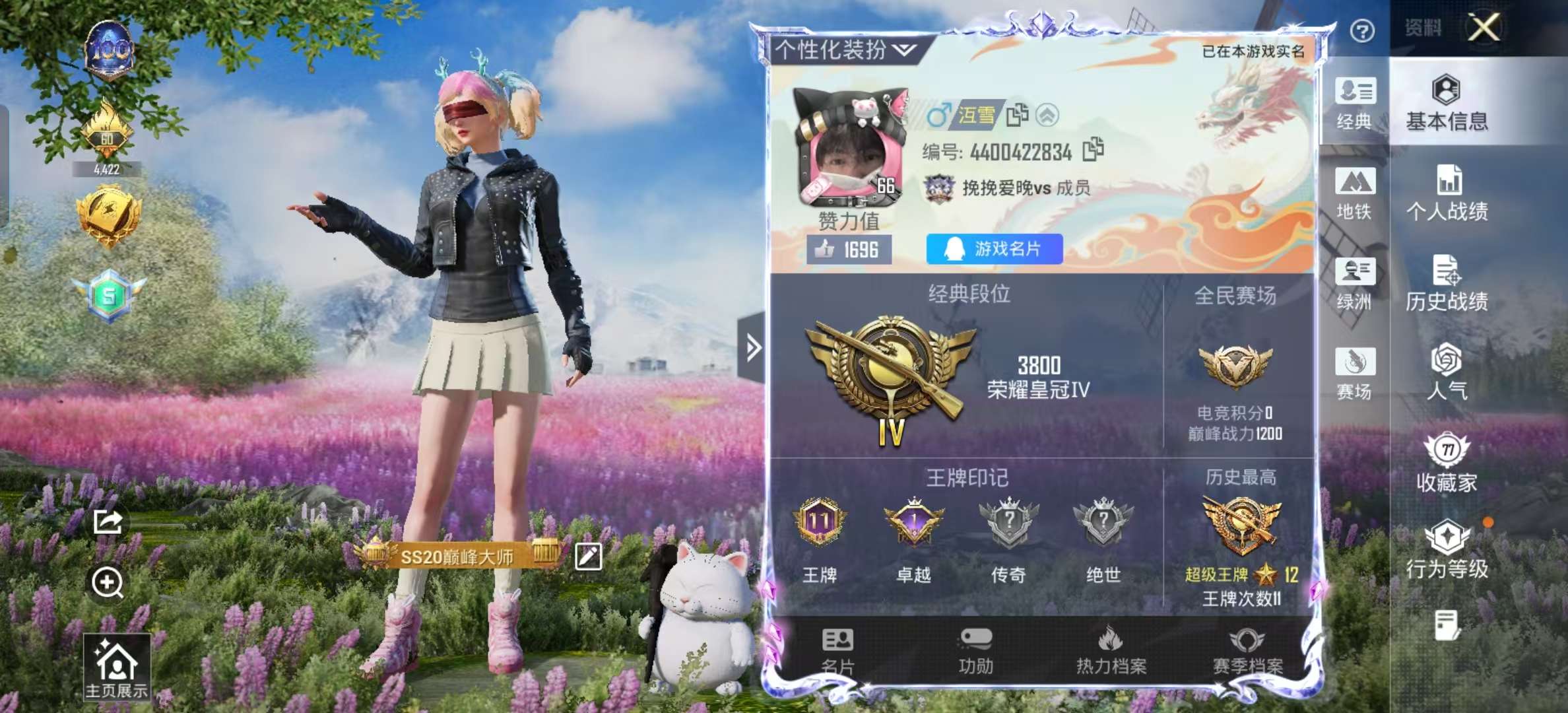 HPSJ47960和平精英账号详情图2