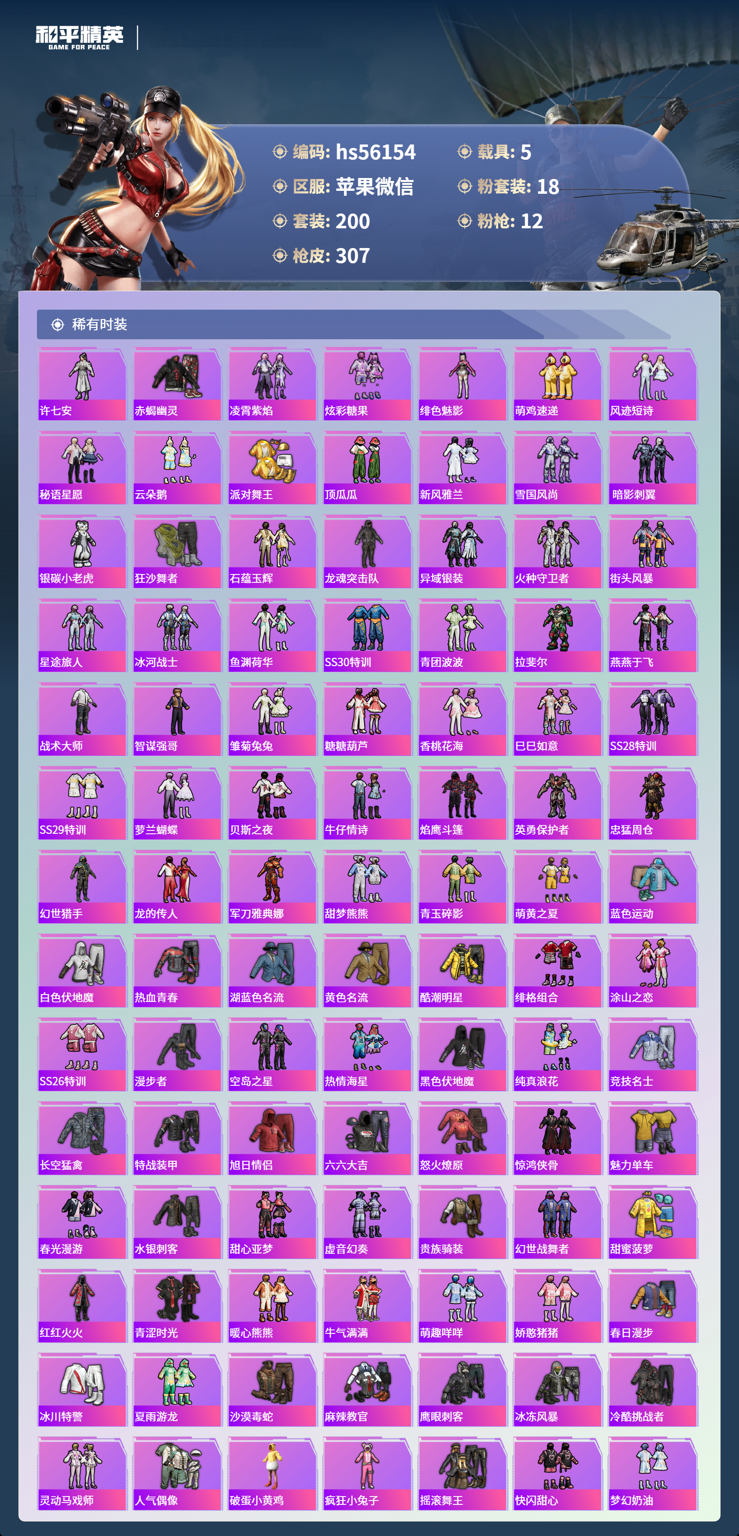 HPSJ43919和平精英账号详情图6