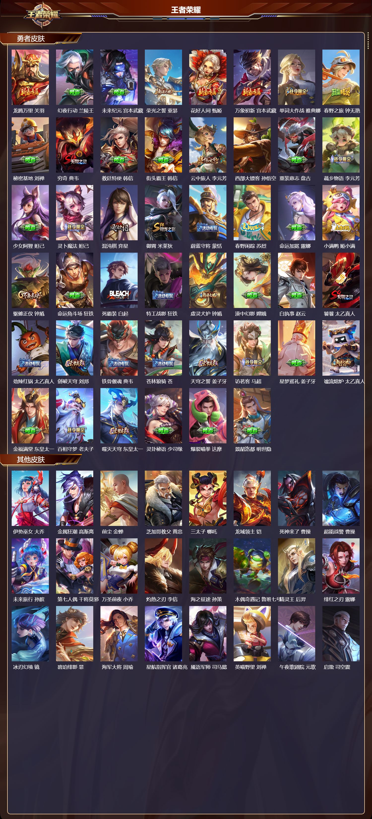 WZMK47752王者荣耀账号详情图4