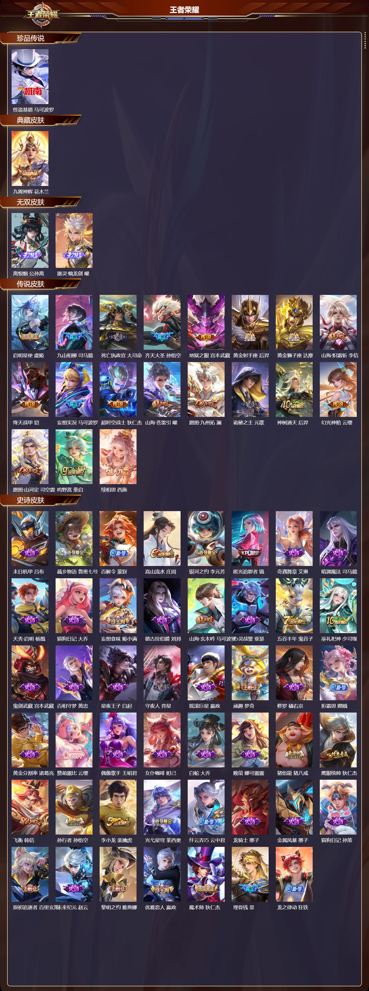 WZCMW416345王者荣耀账号详情图6