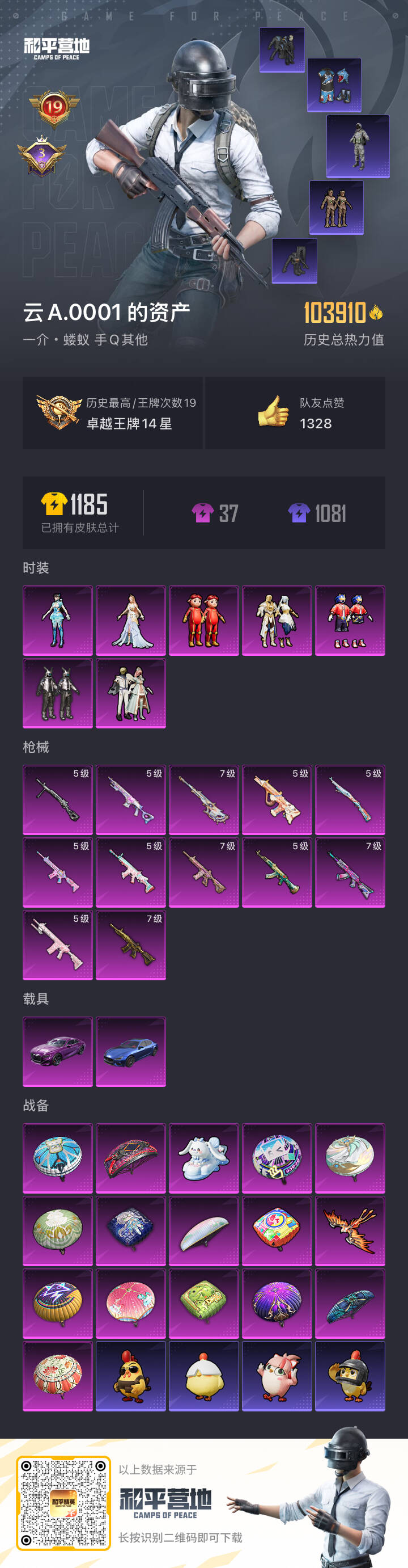 HPSJ47920和平精英账号详情图3