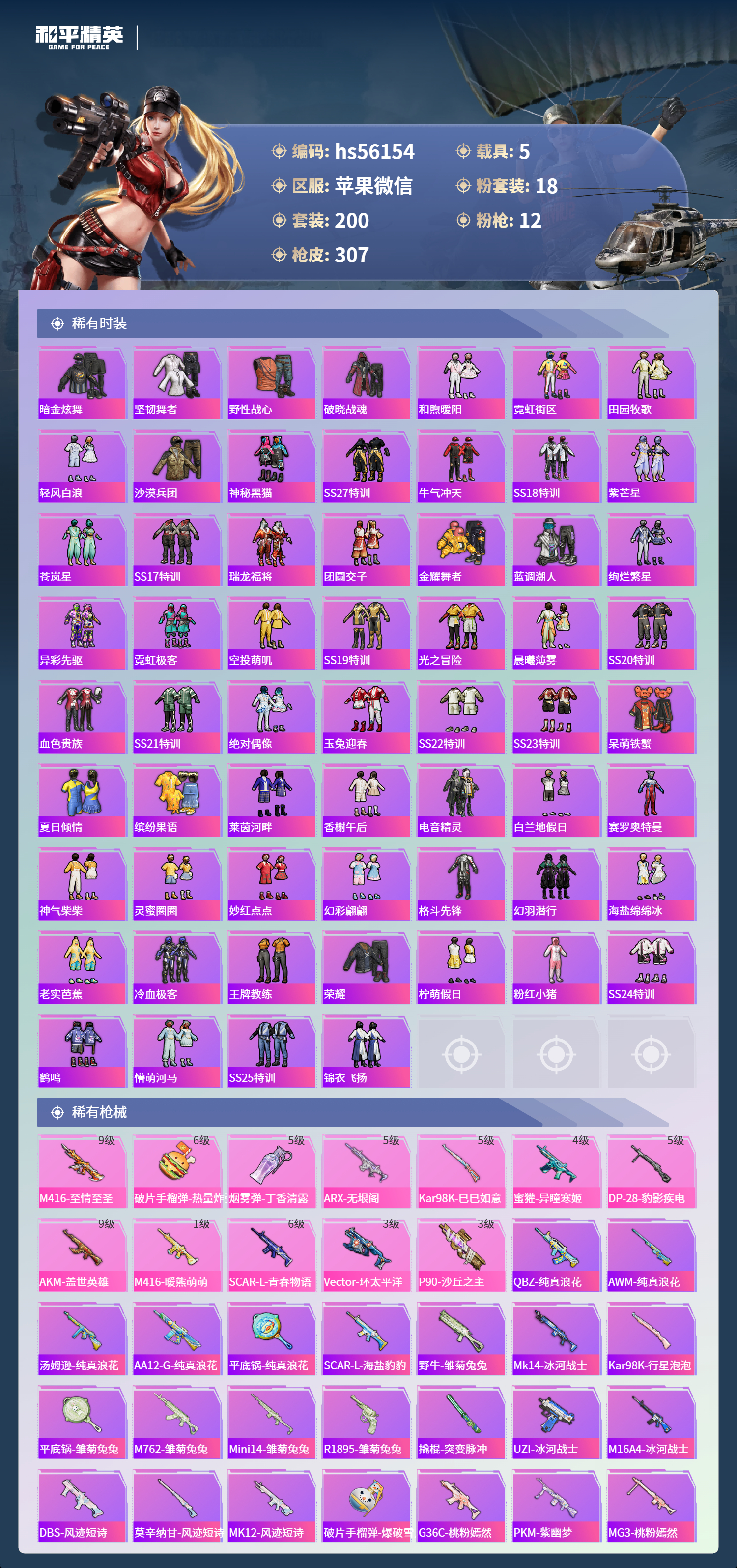 HPSJ43919和平精英账号详情图7