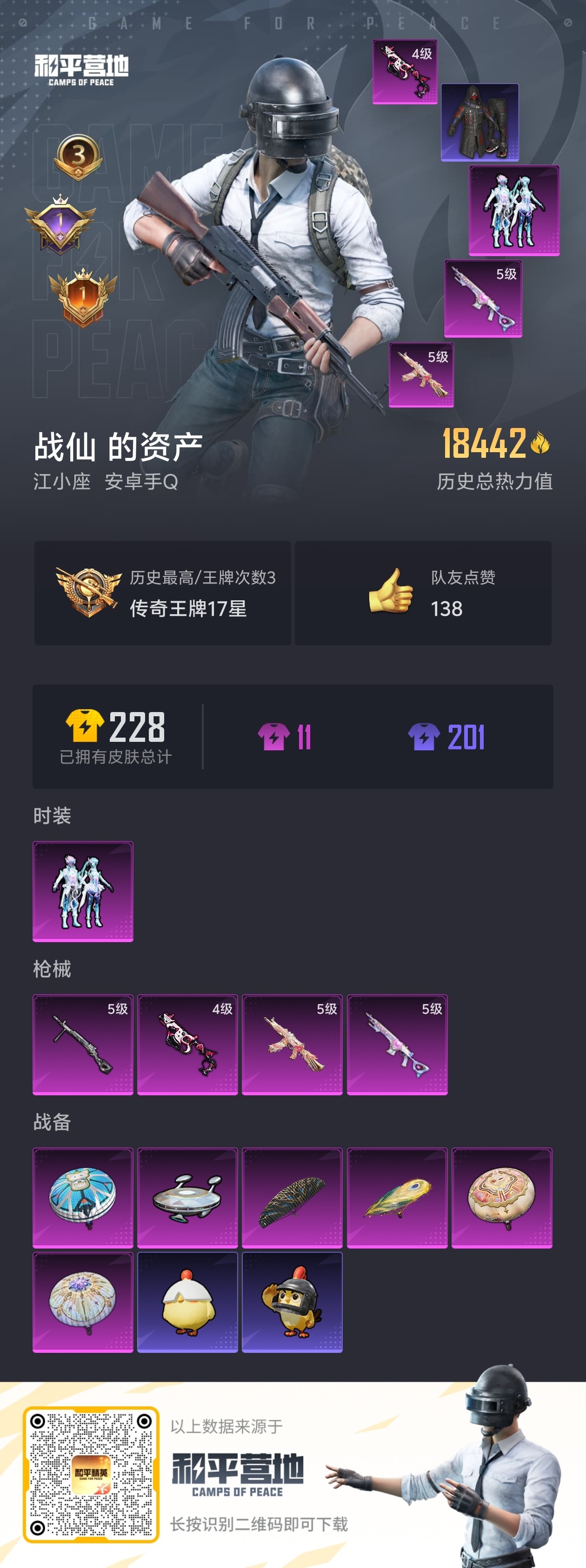 HPSJ47950和平精英账号详情图4