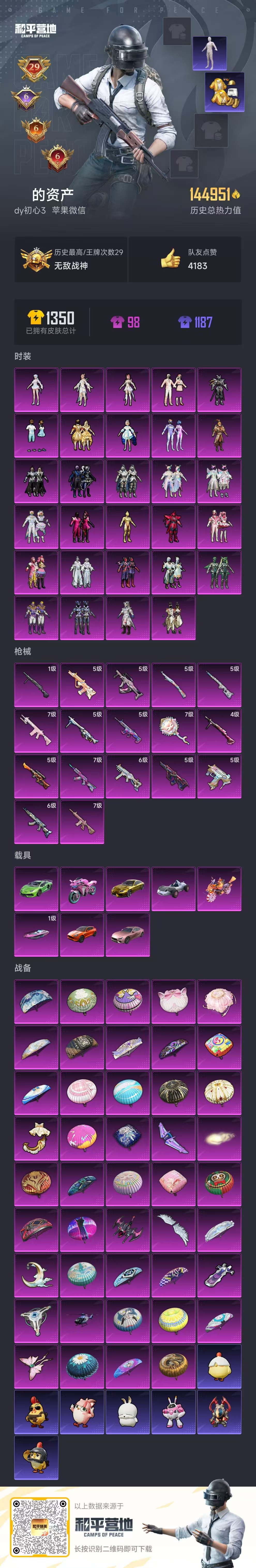 HPSJ43672和平精英账号详情图4 HPSJ43672和平精英账号详情图4