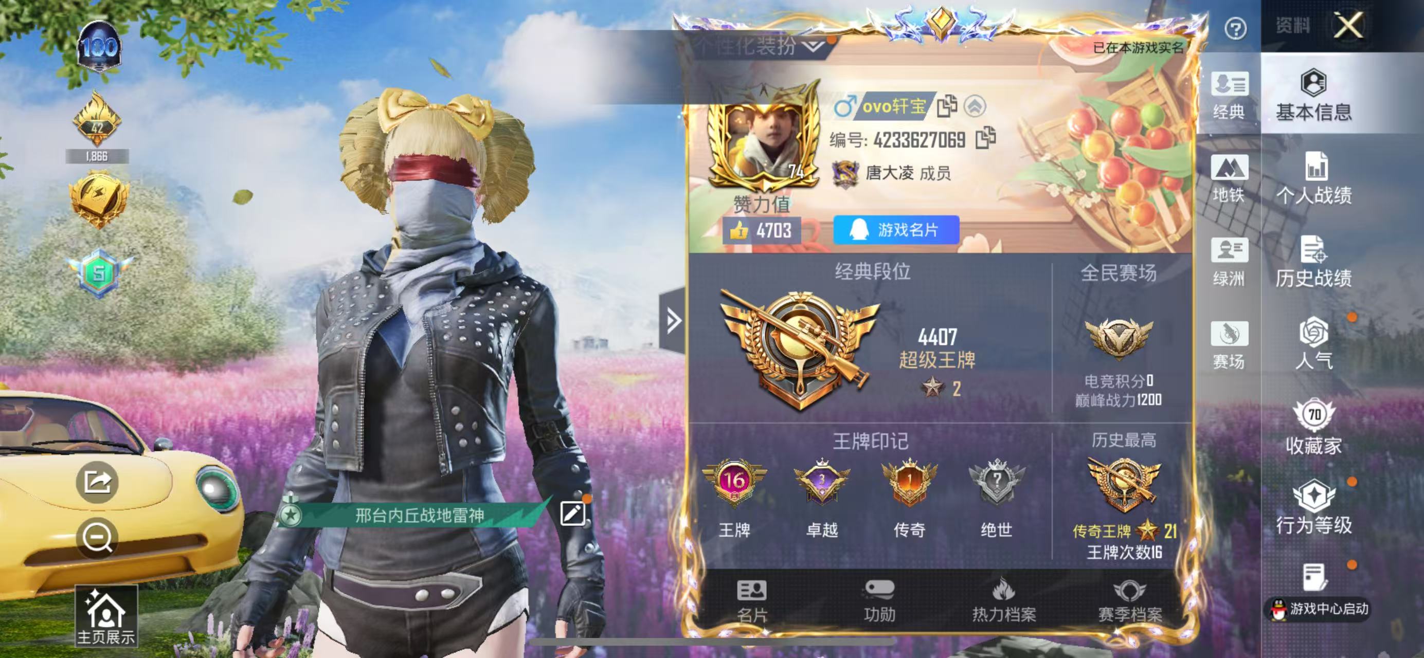 HPCMW410323和平精英账号详情图3