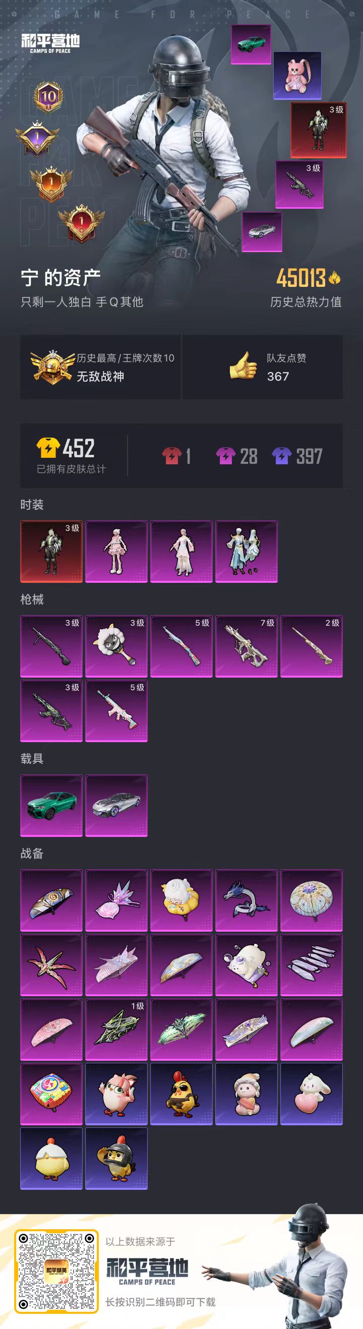 HPSJ47940和平精英账号详情图4