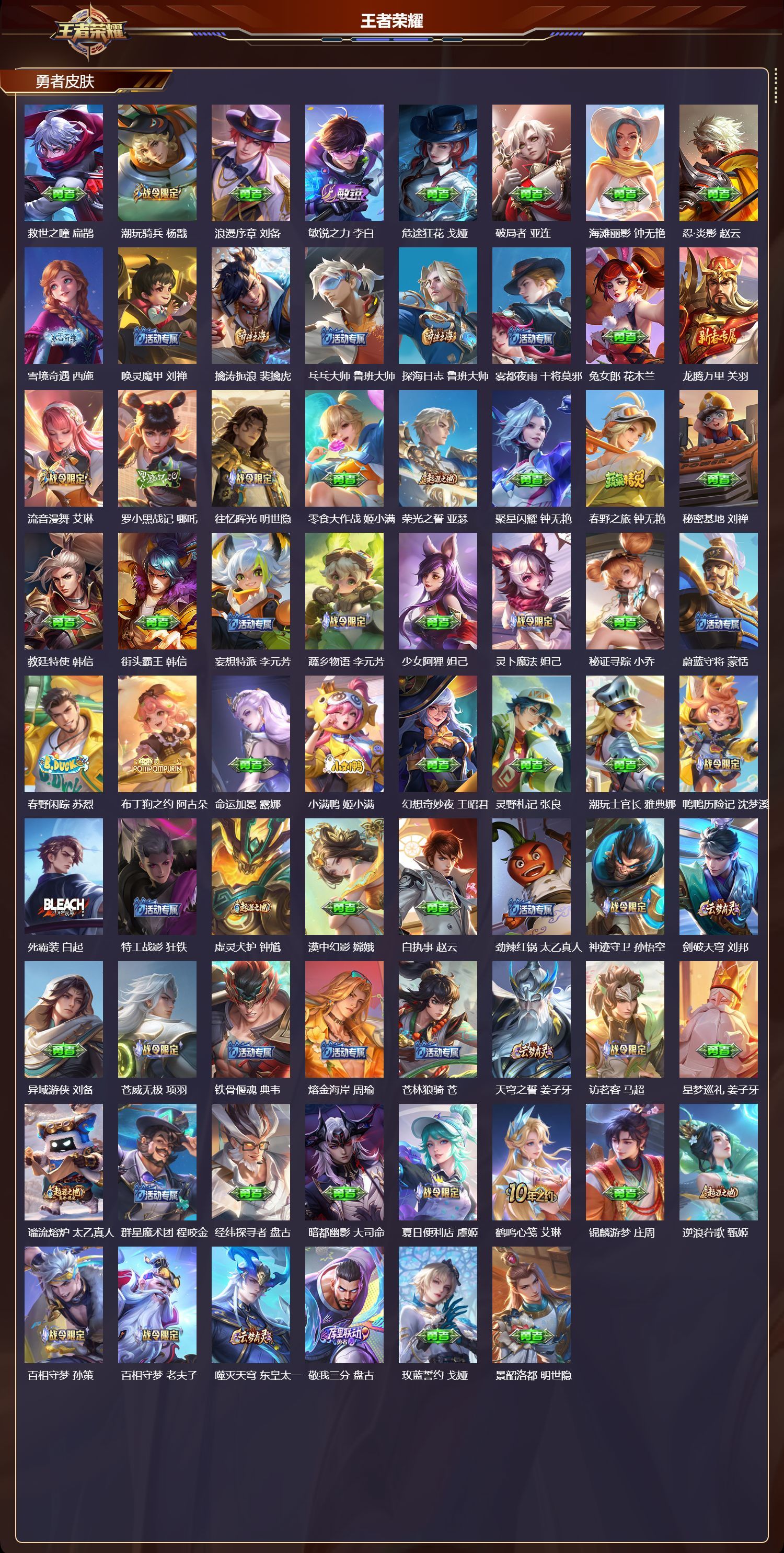 WZQM412185王者荣耀账号详情图5 WZQM412185王者荣耀账号详情图5