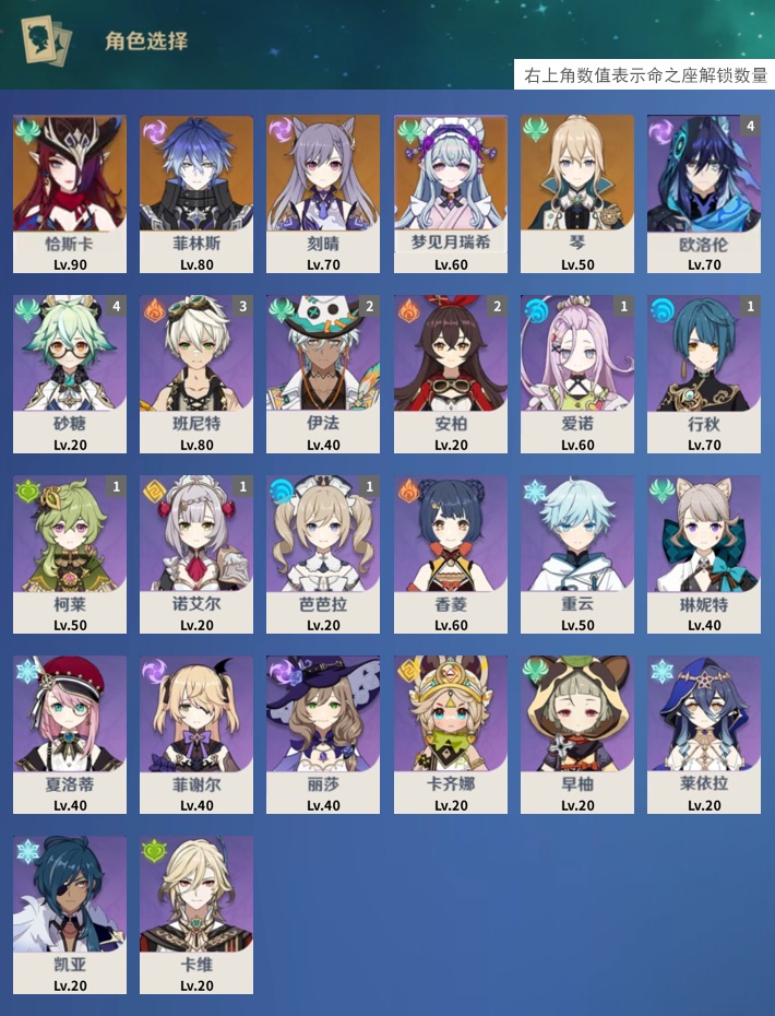 YSMK40062原神账号详情图3