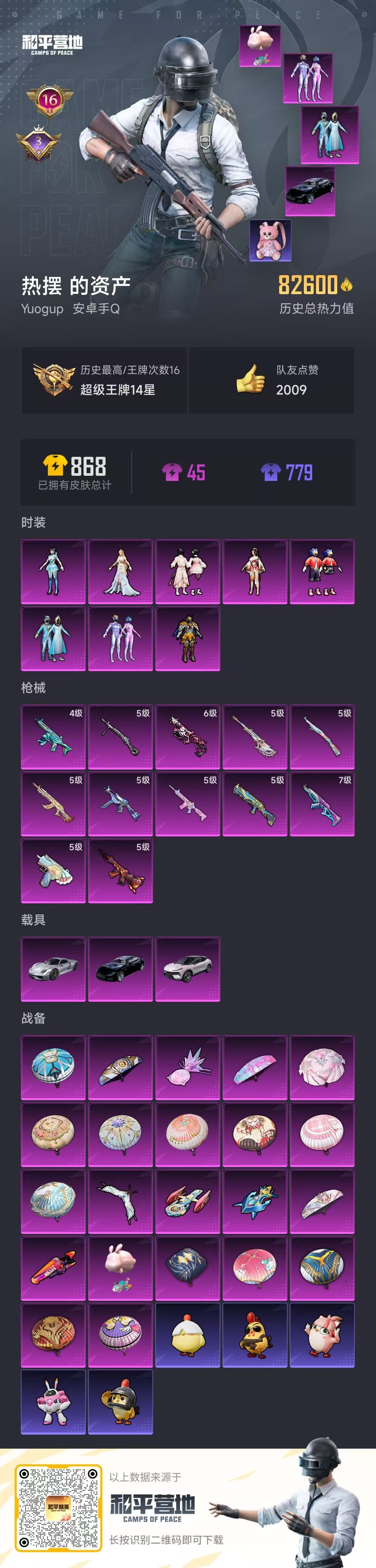 HPCMW410356和平精英账号详情图4