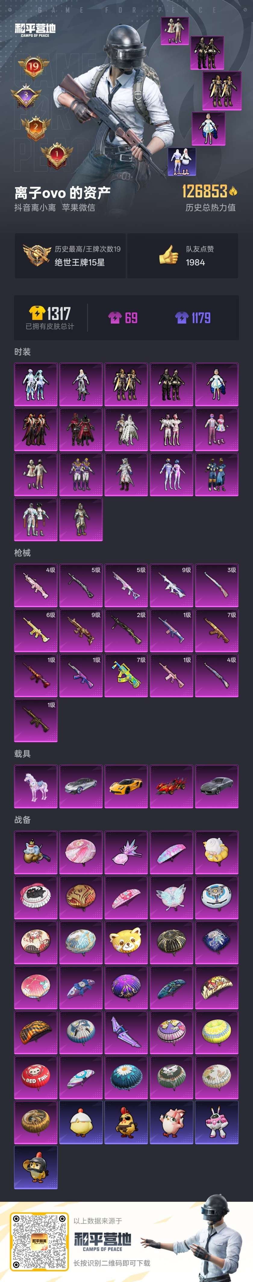 HPSJ43667和平精英账号详情图3 HPSJ43667和平精英账号详情图3