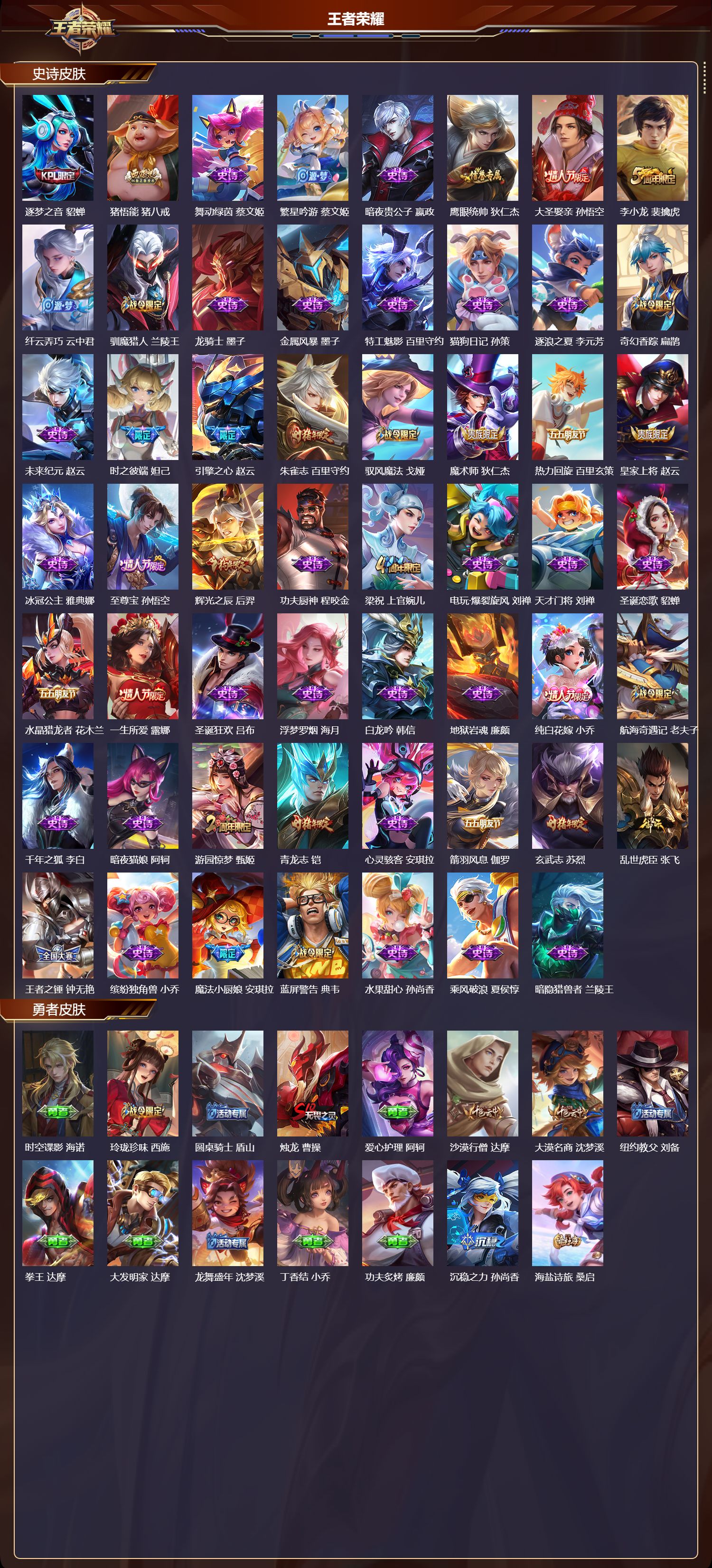 WZMK47770王者荣耀账号详情图3 WZMK47770王者荣耀账号详情图3