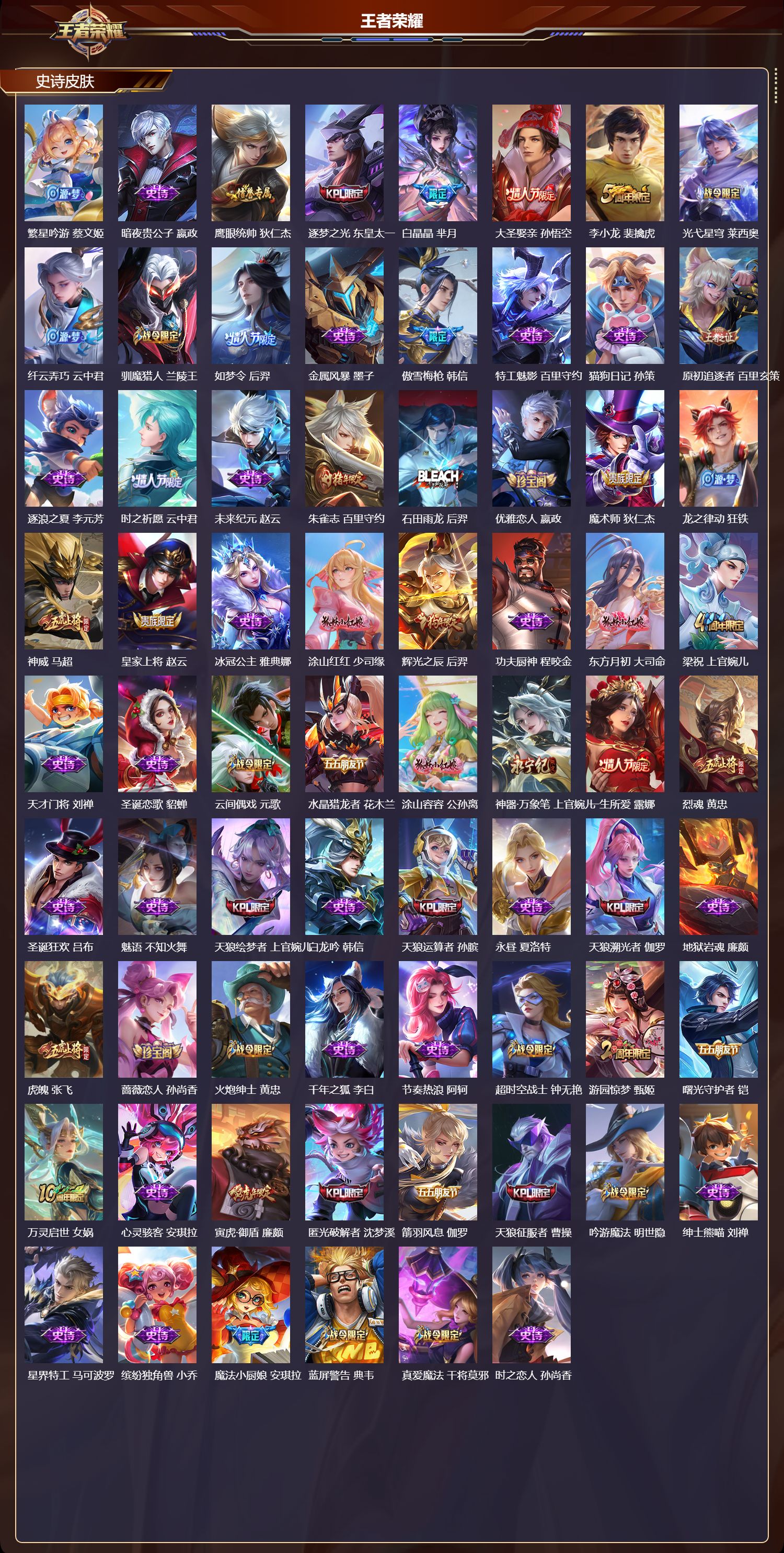 WZMK47741王者荣耀账号详情图3