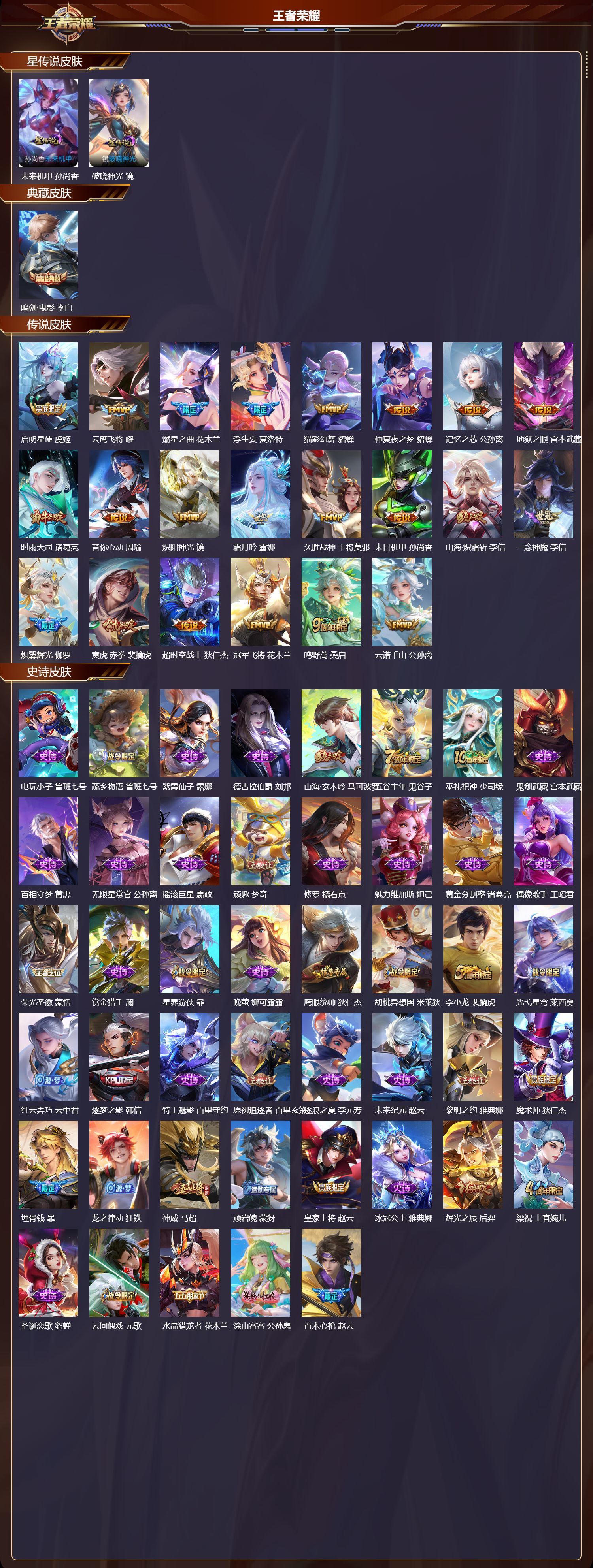 WZQM412184王者荣耀账号详情图3 WZQM412184王者荣耀账号详情图3