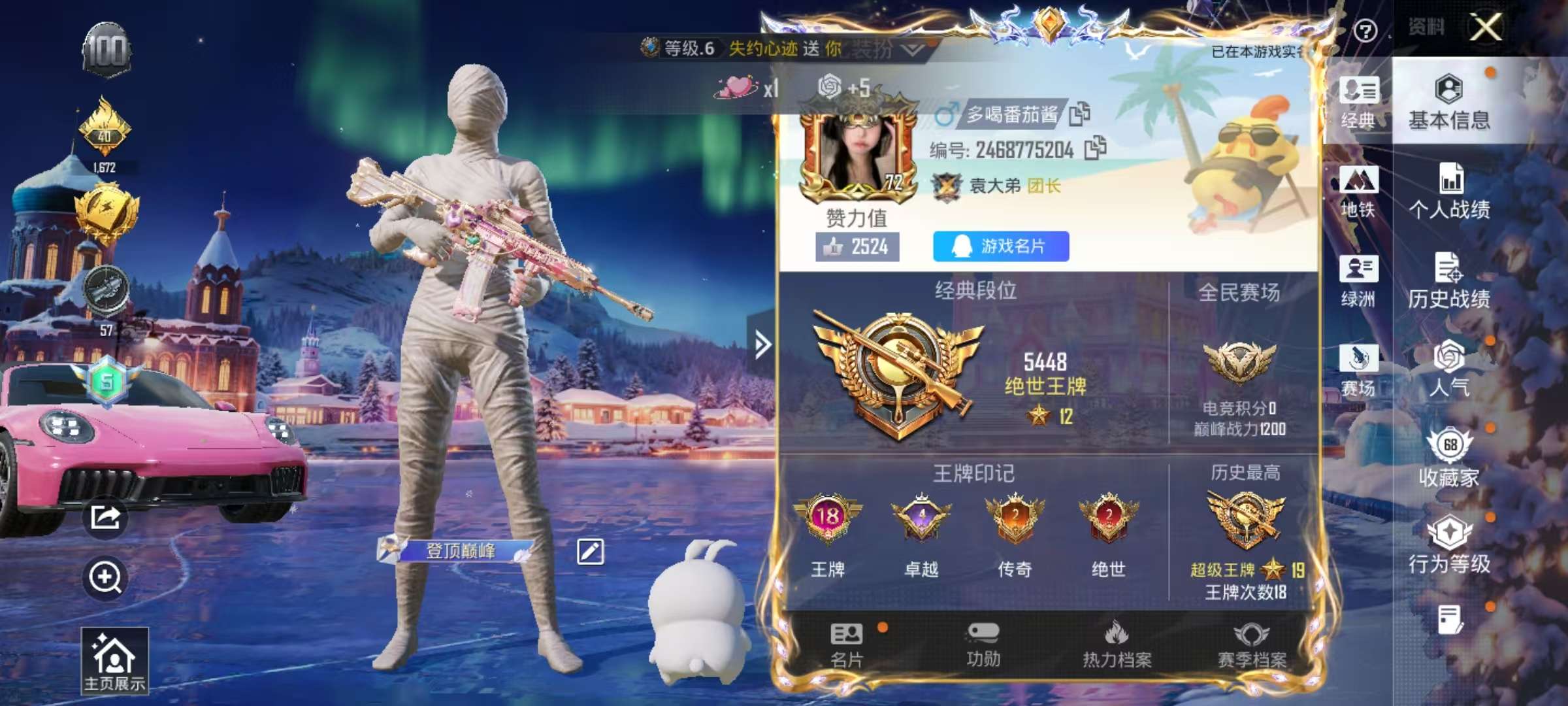 HPSJ47903和平精英账号详情图2