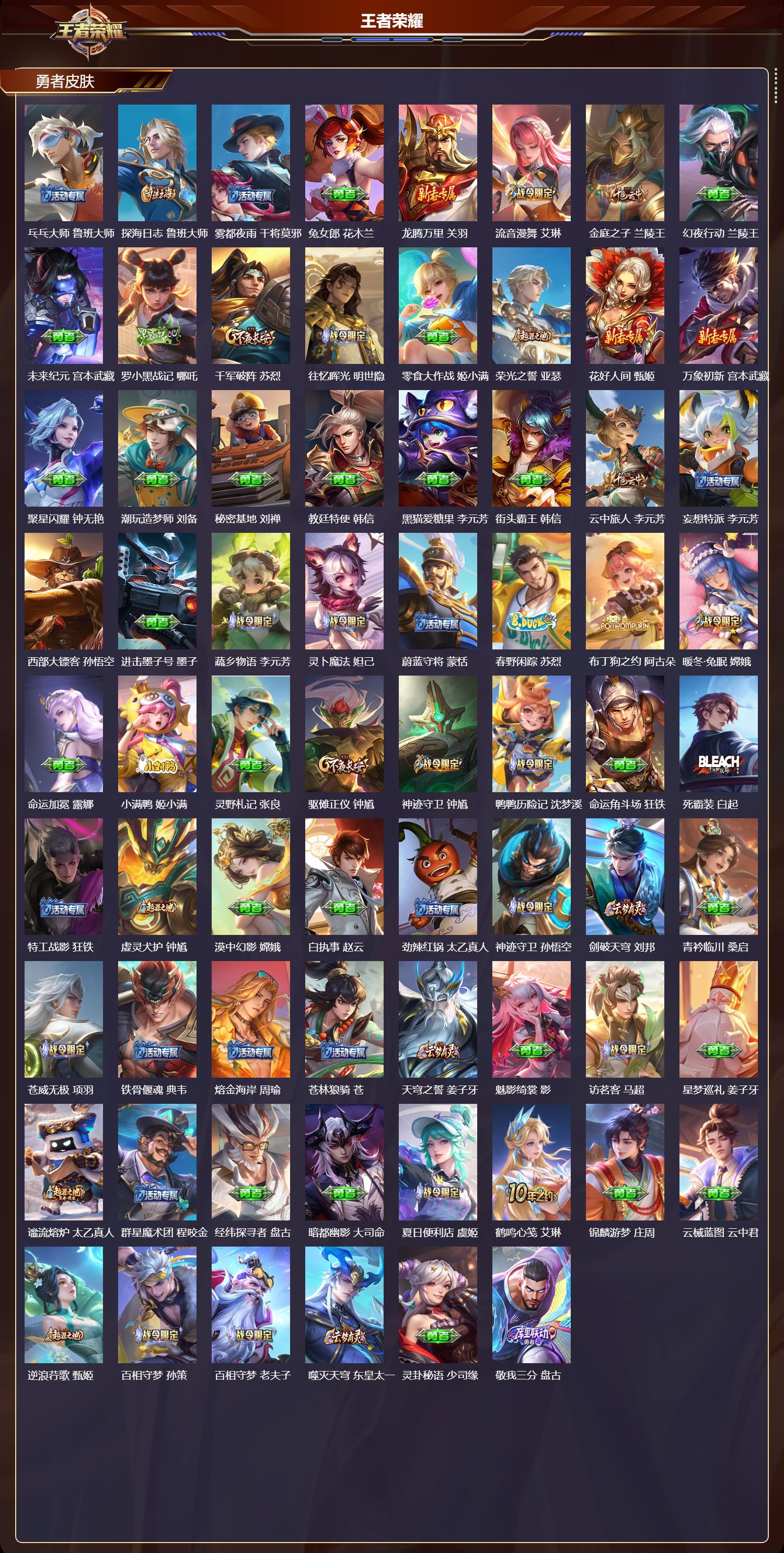 WZQM412161王者荣耀账号详情图6