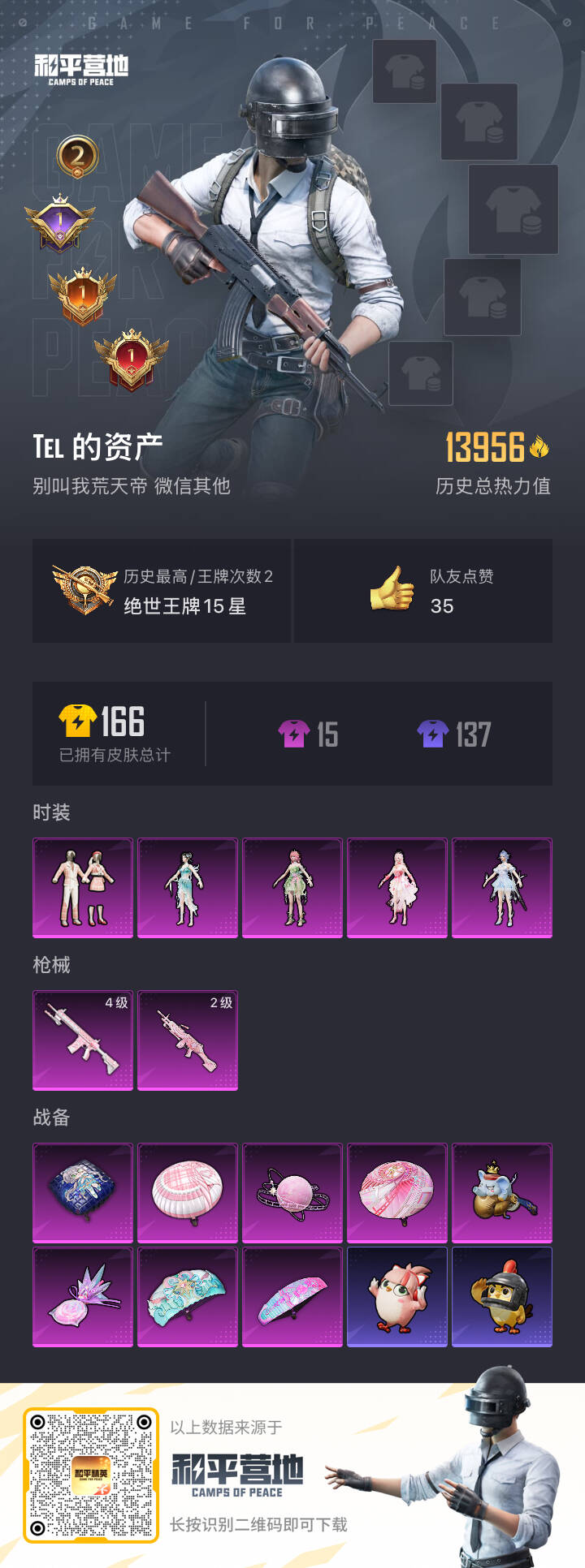 HPSJ43673和平精英账号详情图4