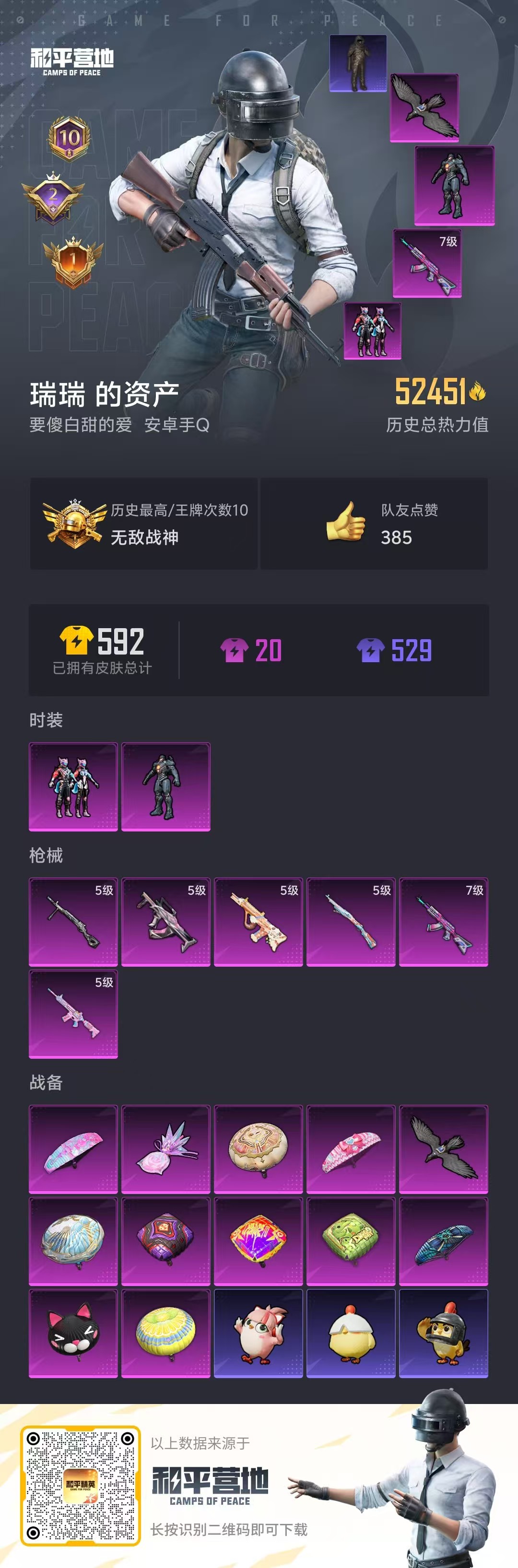 HPCMW410357和平精英账号详情图2