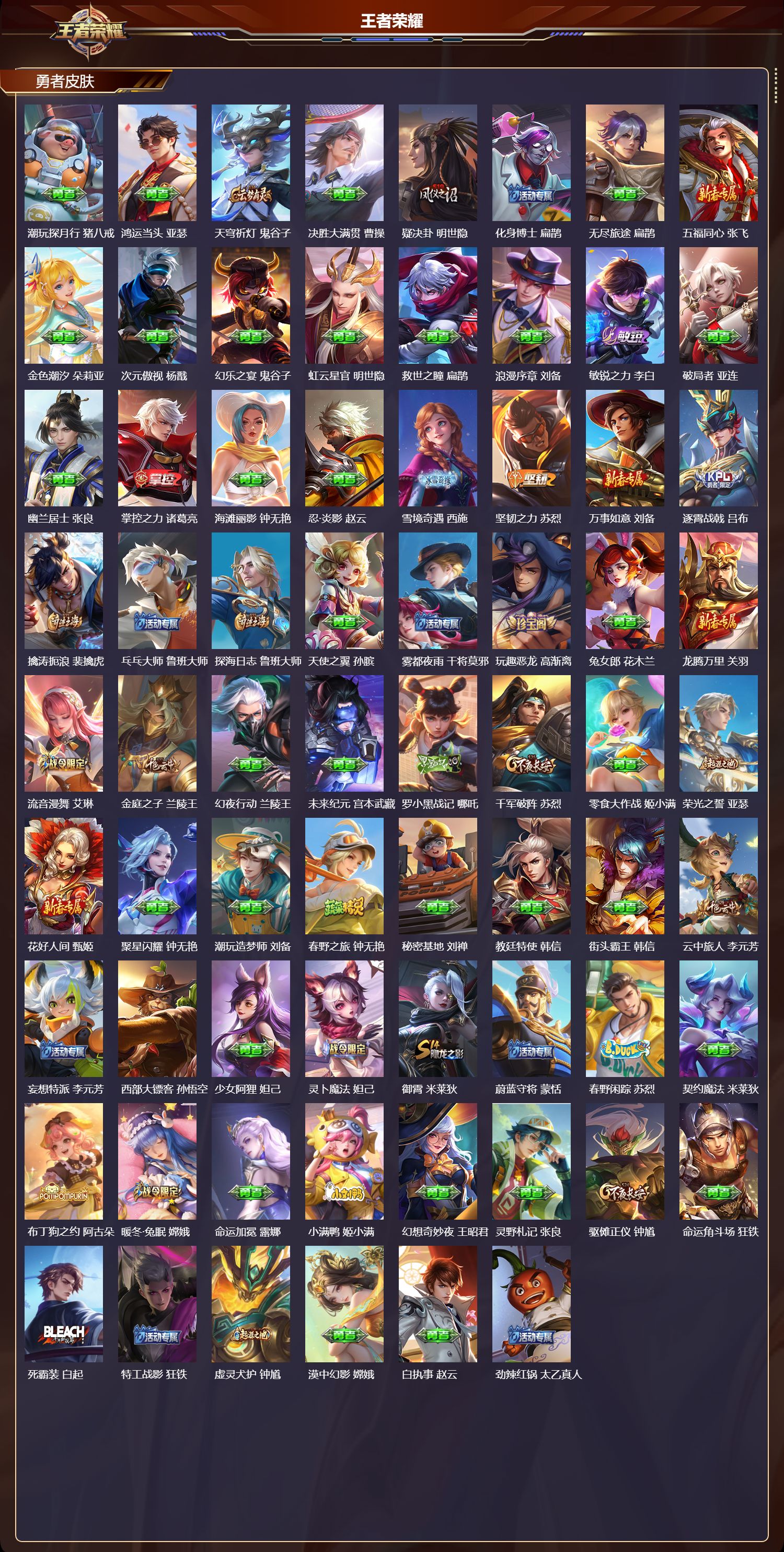 WZQM412129王者荣耀账号详情图5