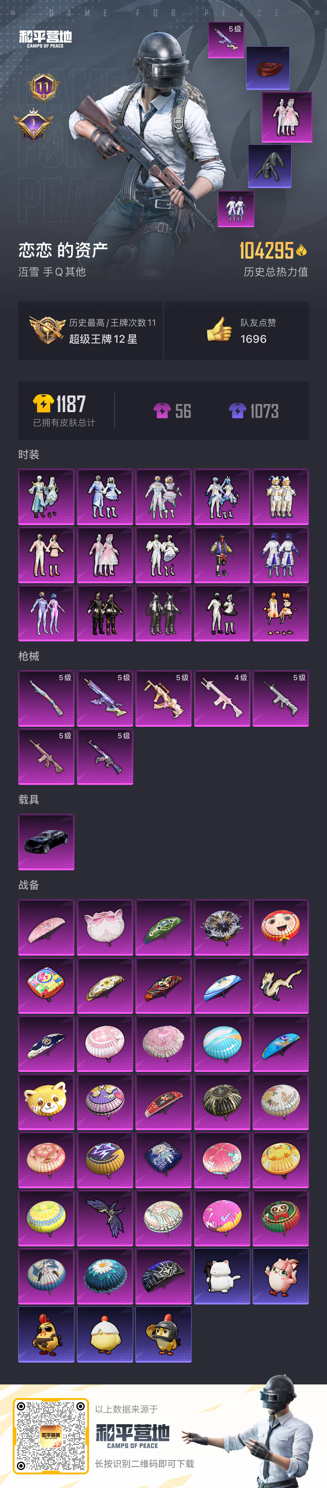 HPSJ47960和平精英账号详情图4