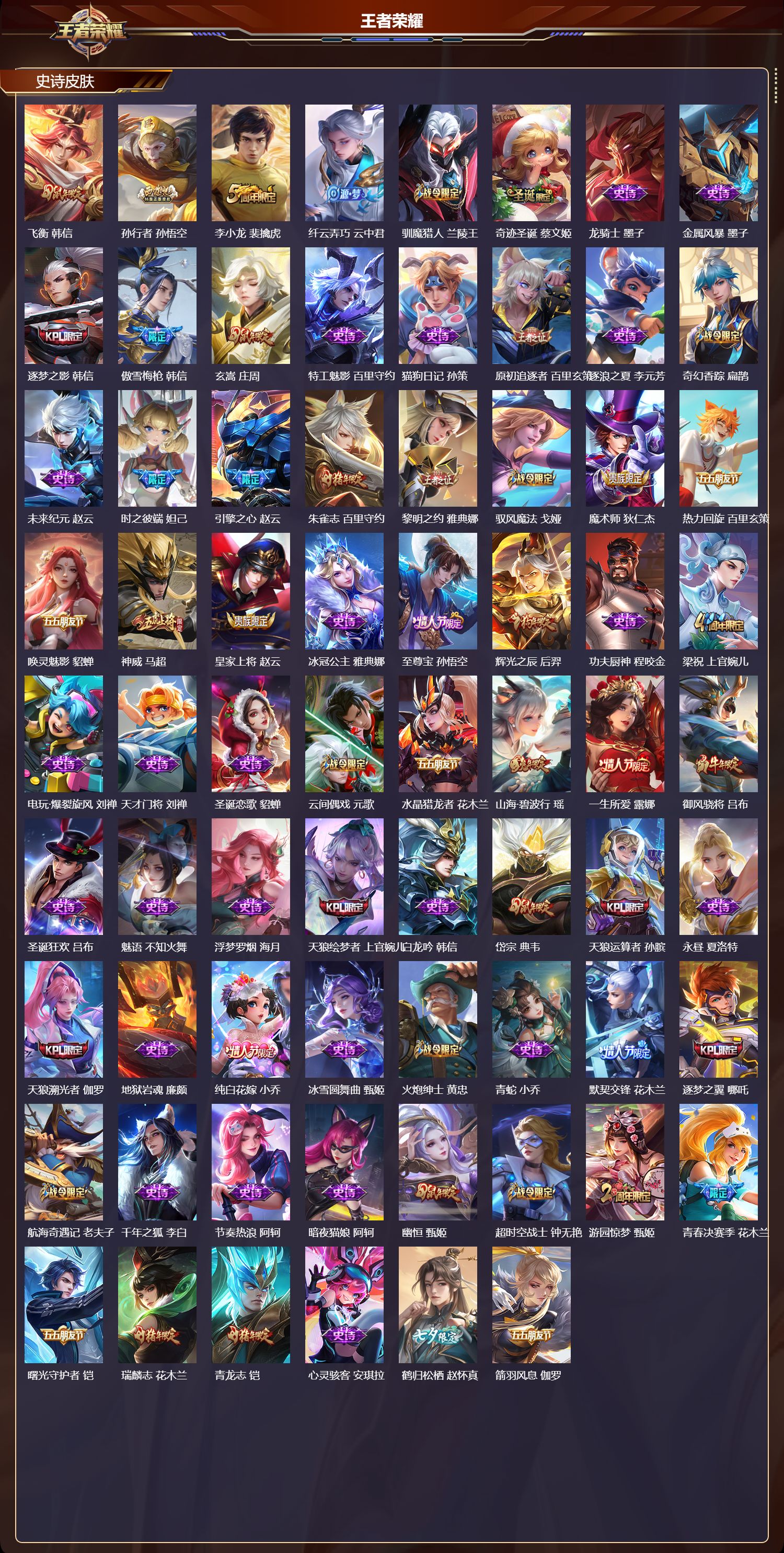 WZMK47743王者荣耀账号详情图4