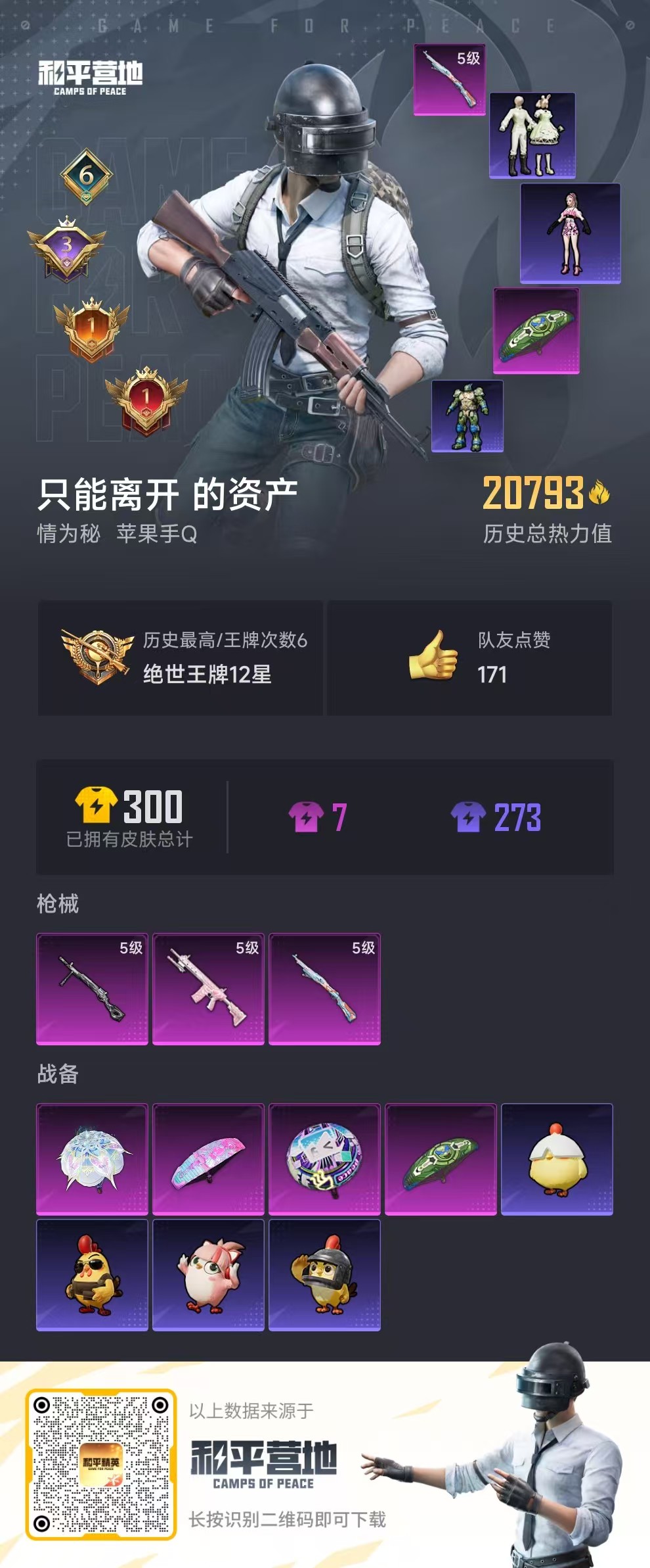 HPCMW410321和平精英账号详情图2